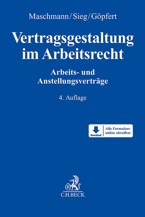 Vorderes Coverbild Vertragsgestaltung im Arbeitsrecht