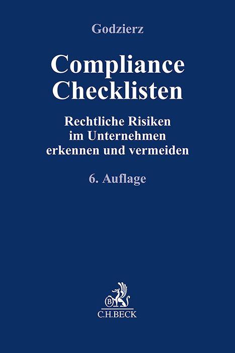 Vorderes Coverbild Compliance Checklisten