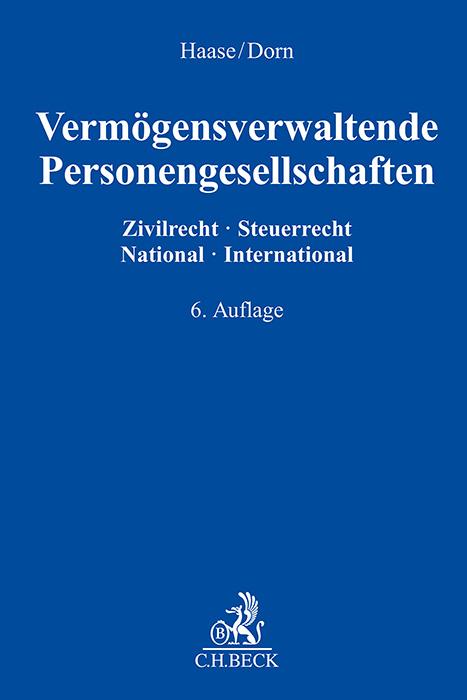 Vorderes Coverbild Vermögensverwaltende Personengesellschaften