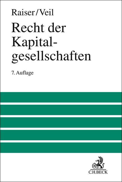 Vorderes Coverbild Recht der Kapitalgesellschaften