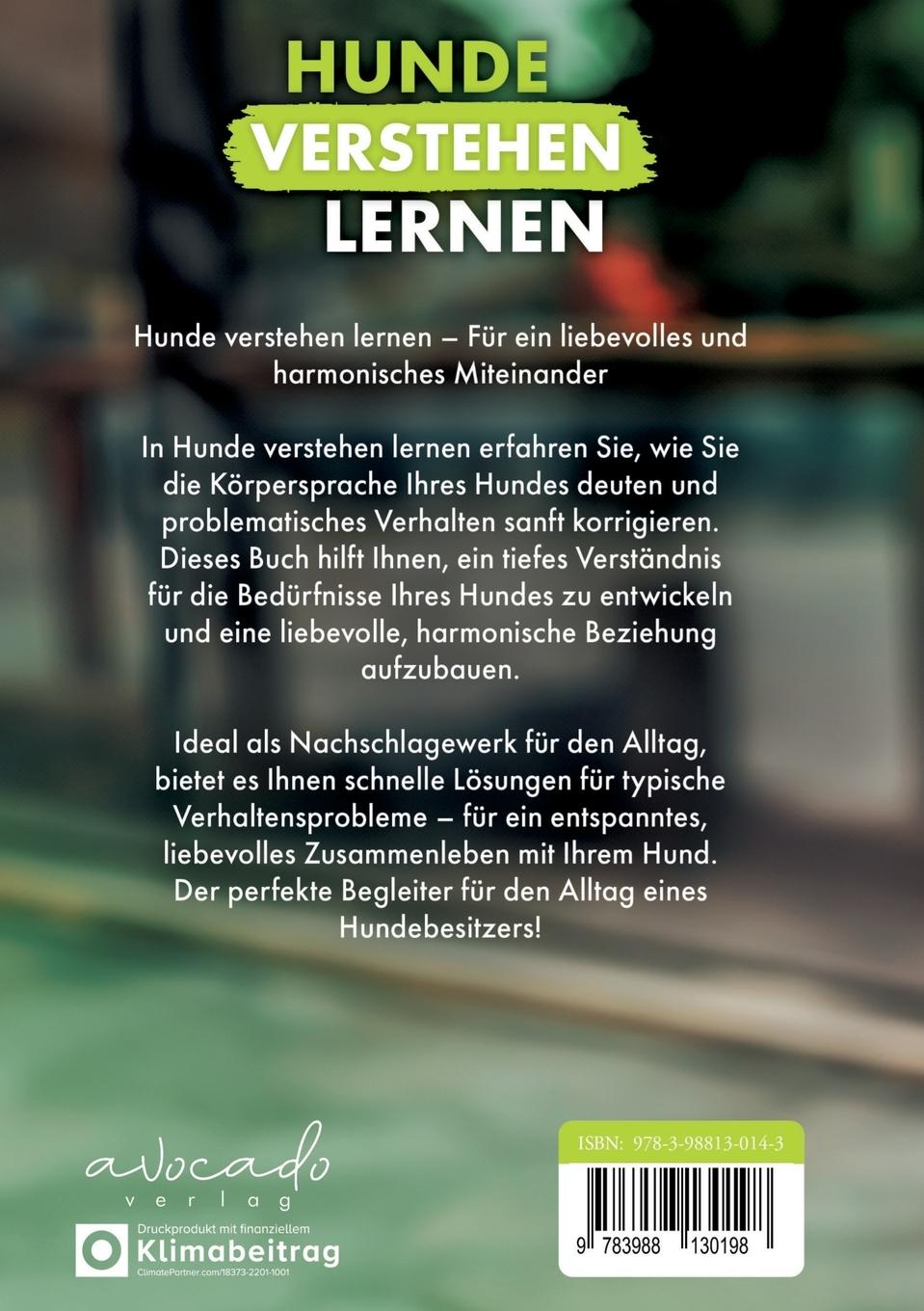 Rückseitencover Hunde verstehen lernen