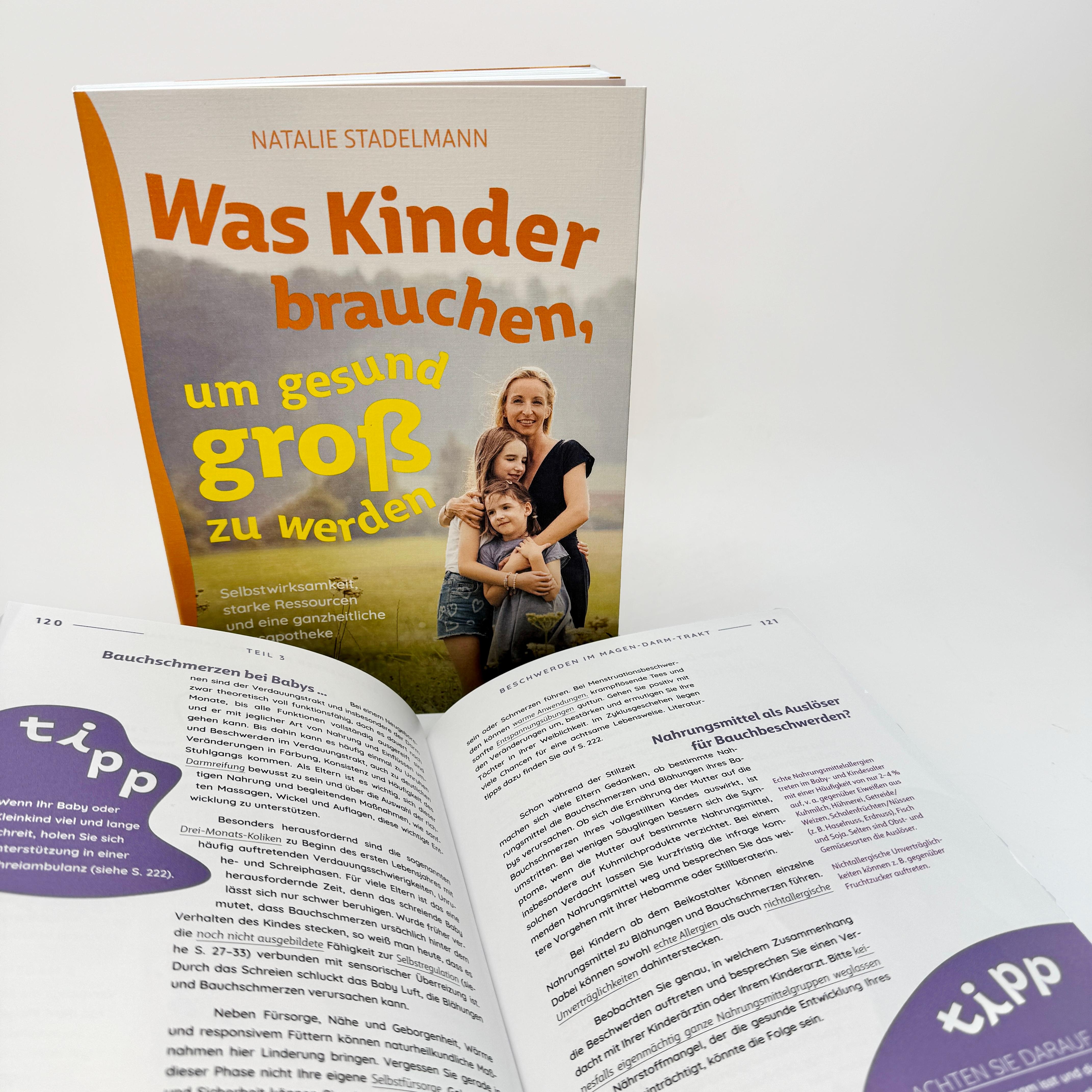 Beispielinhalt (Bild) Was Kinder brauchen, um gesund groß zu werden