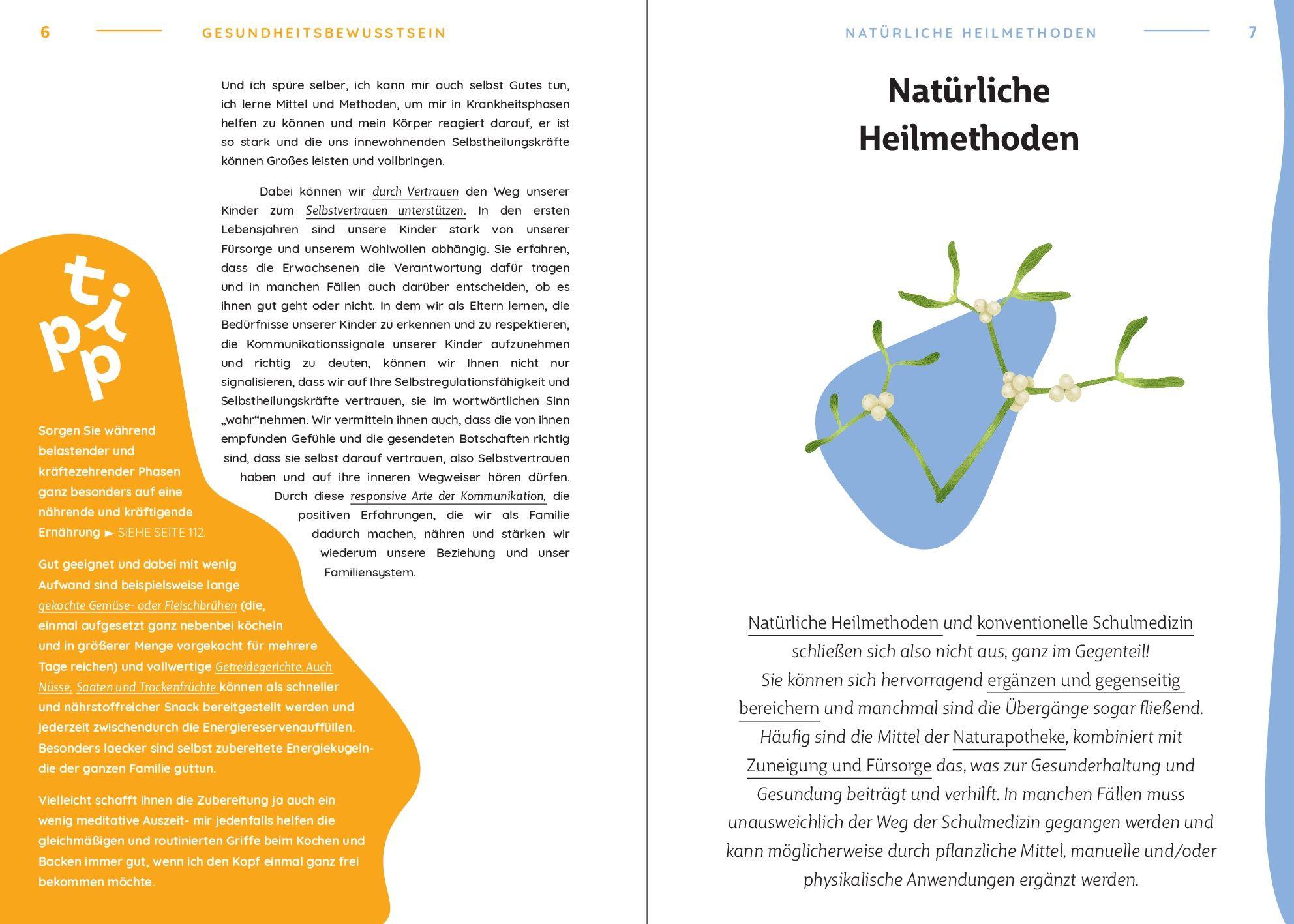 Beispielinhalt (Bild) Was Kinder brauchen, um gesund groß zu werden