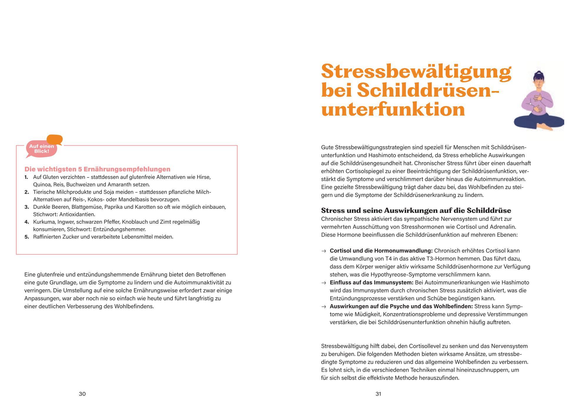 Beispielinhalt (Bild) Soforthilfe bei Schilddrüsenunterfunktion und Hashimoto