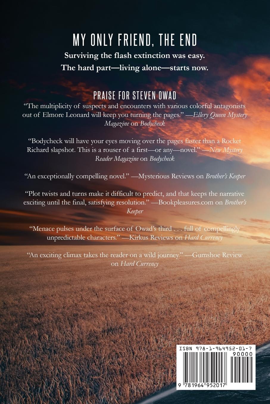 Rückseitencover My Only Friend, the End