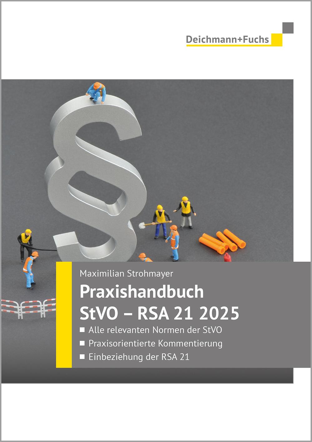 Vorderes Coverbild Praxishandbuch StVO - RSA 21 Ausgabe 2025