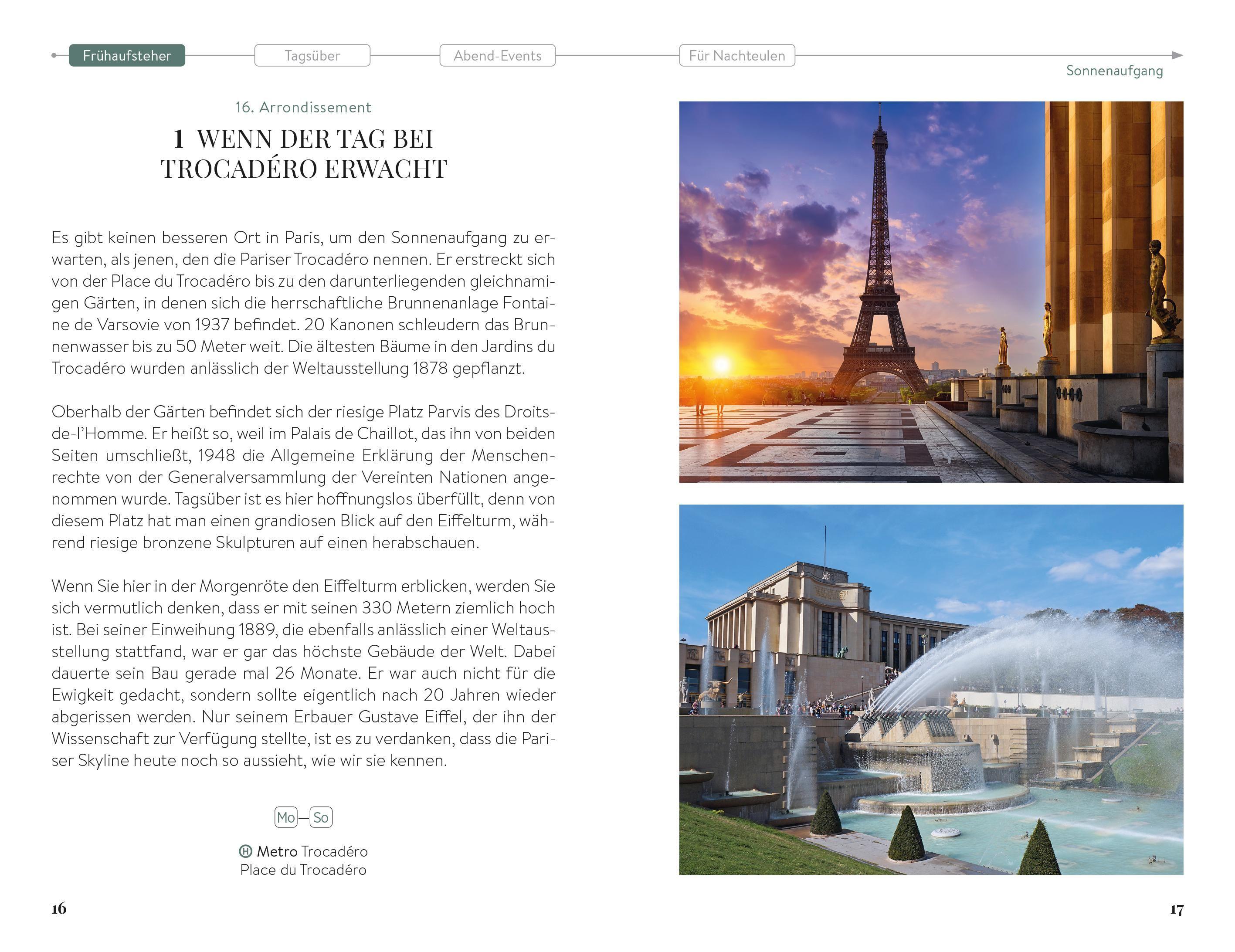 Beispielinhalt (Bild) Mein perfektes Wochenende Paris