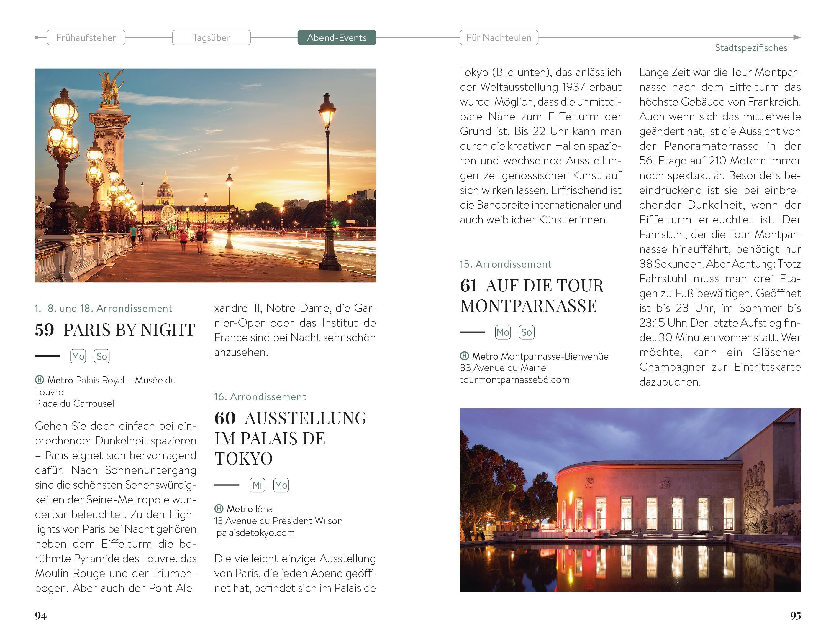 Beispielinhalt (Bild) Mein perfektes Wochenende Paris