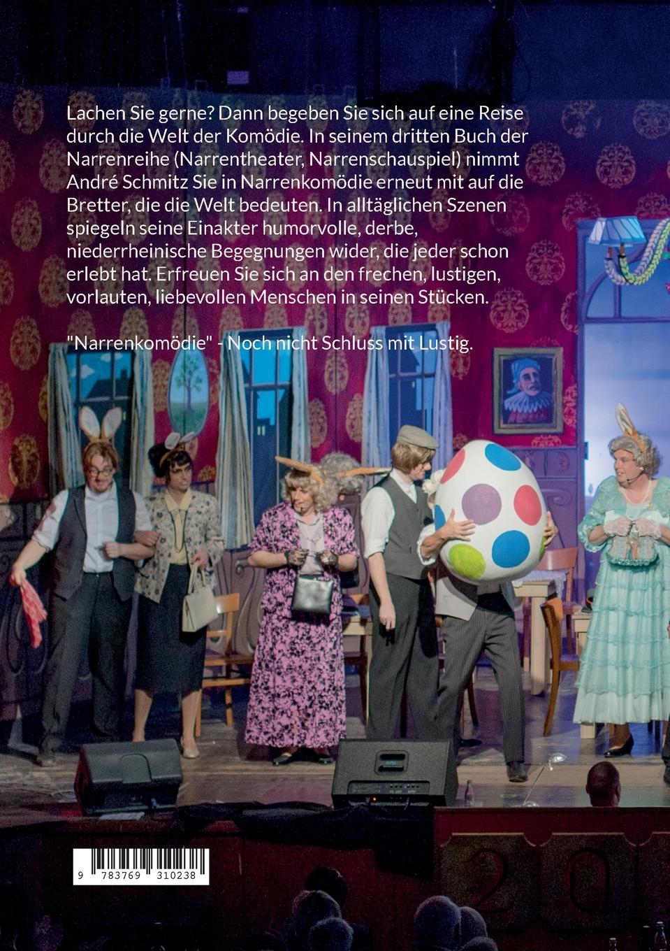 Rückseitencover Narrenkomödie