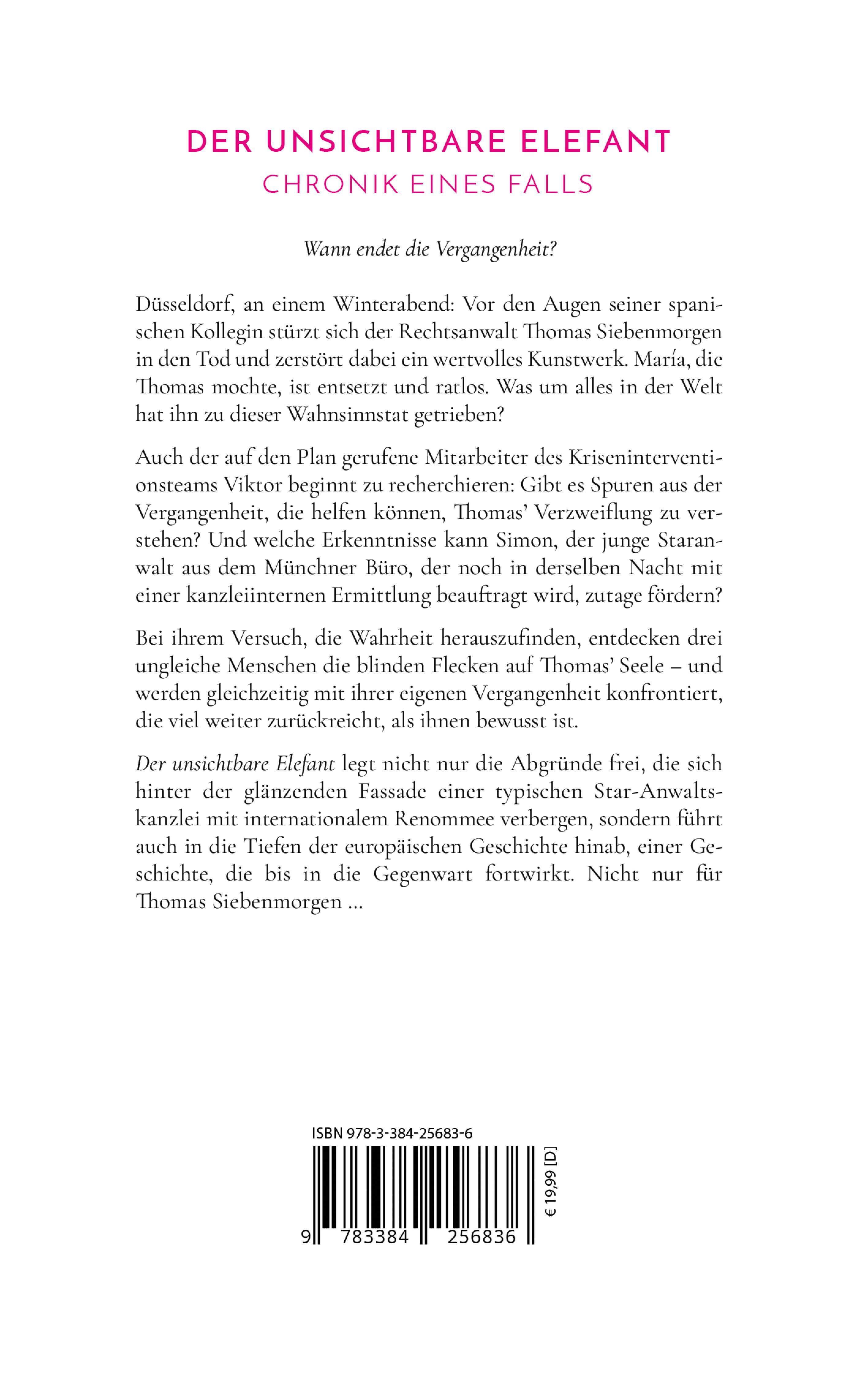 Rückseitencover Der unsichtbare Elefant