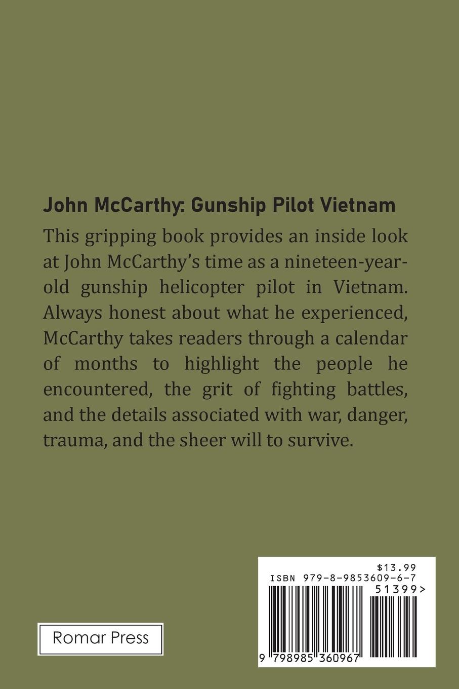 Rückseitencover Gunship Pilot Vietnam