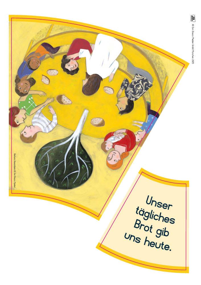 Beispielinhalt (Bild) Vater unser. Ein Legekreis für den Religionsunterricht in 12 Bildern