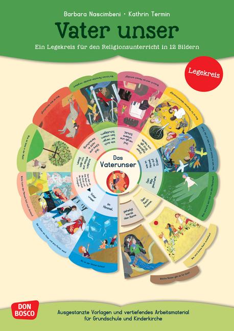 Vorderes Coverbild Vater unser. Ein Legekreis für den Religionsunterricht in 12 Bildern