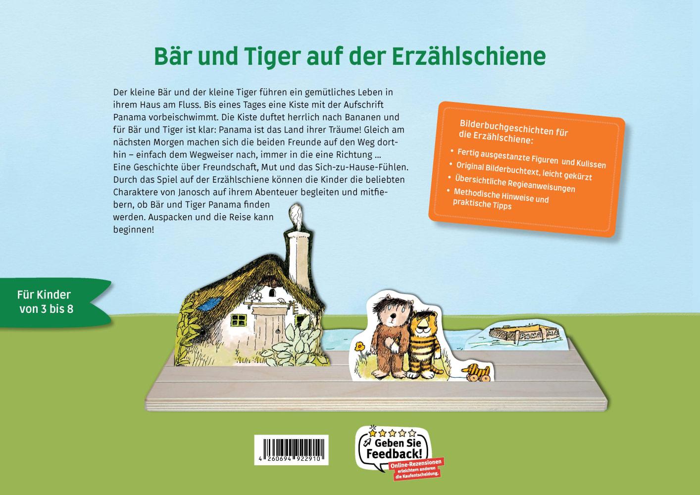 Beispielinhalt (Bild) Oh, wie schön ist Panama. Erzählschienen-Figurenset