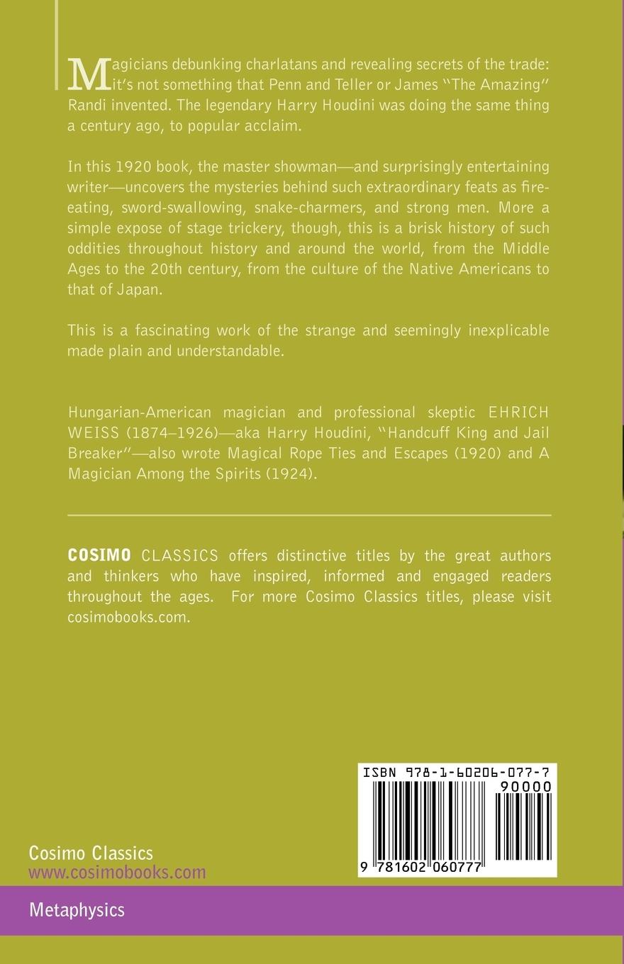 Rückseitencover Miracle Mongers and Their Methods