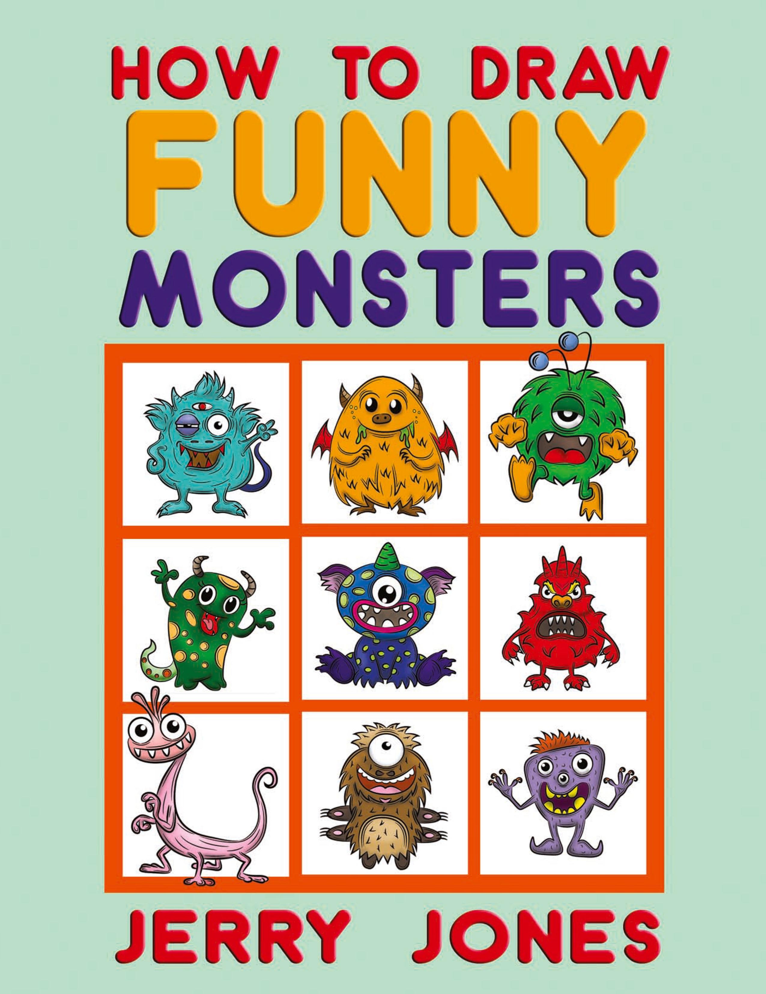 Vorderes Coverbild How To Draw Funny Monsters