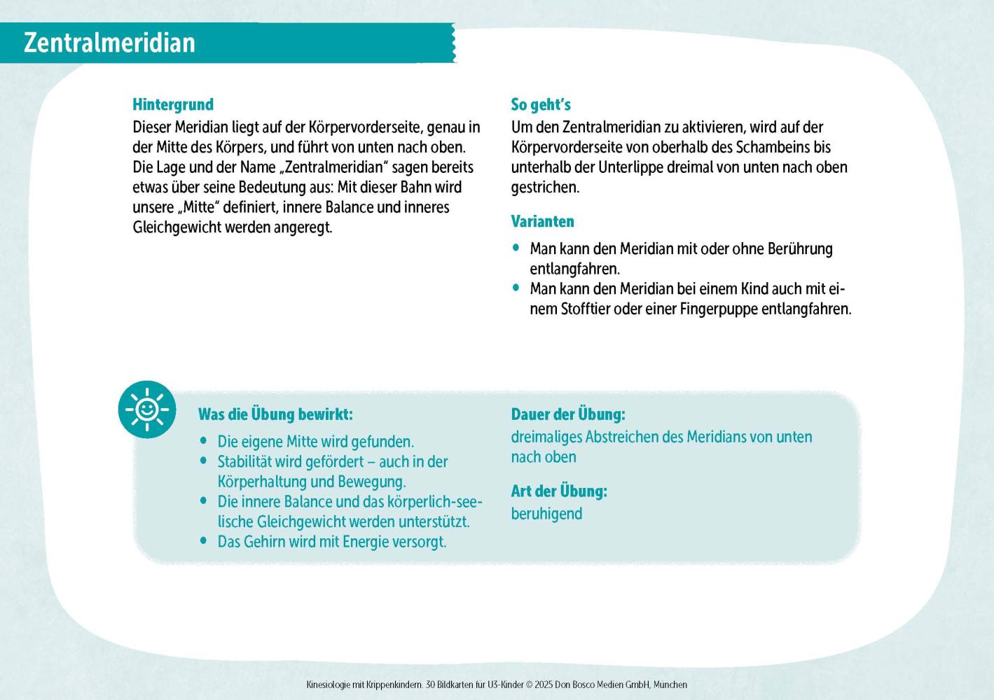 Beispielinhalt (Bild) Kinesiologie mit Krippenkindern