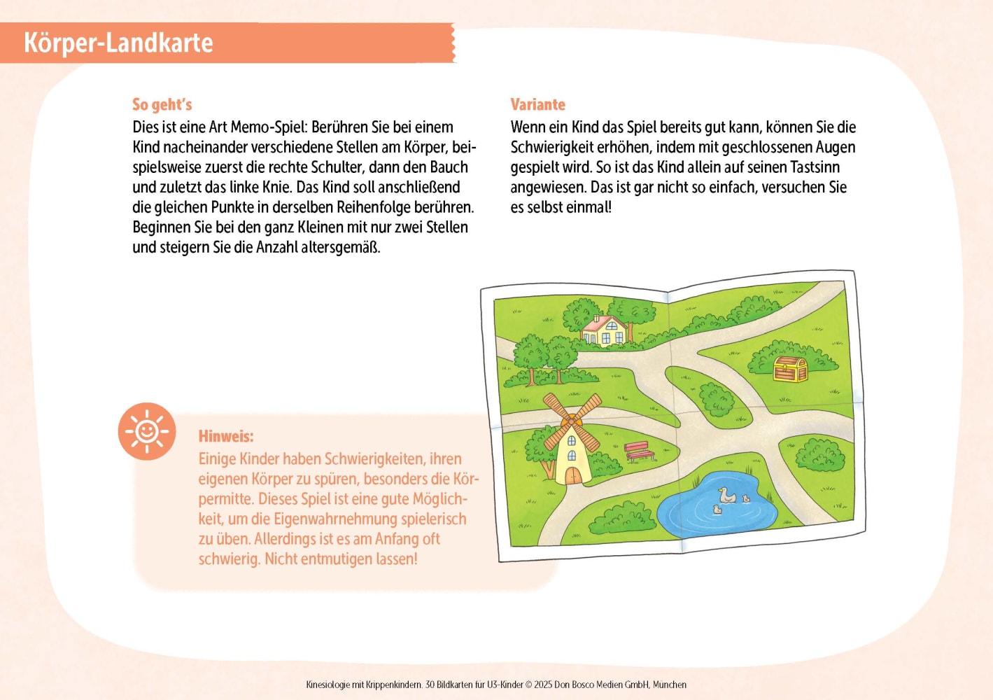 Beispielinhalt (Bild) Kinesiologie mit Krippenkindern