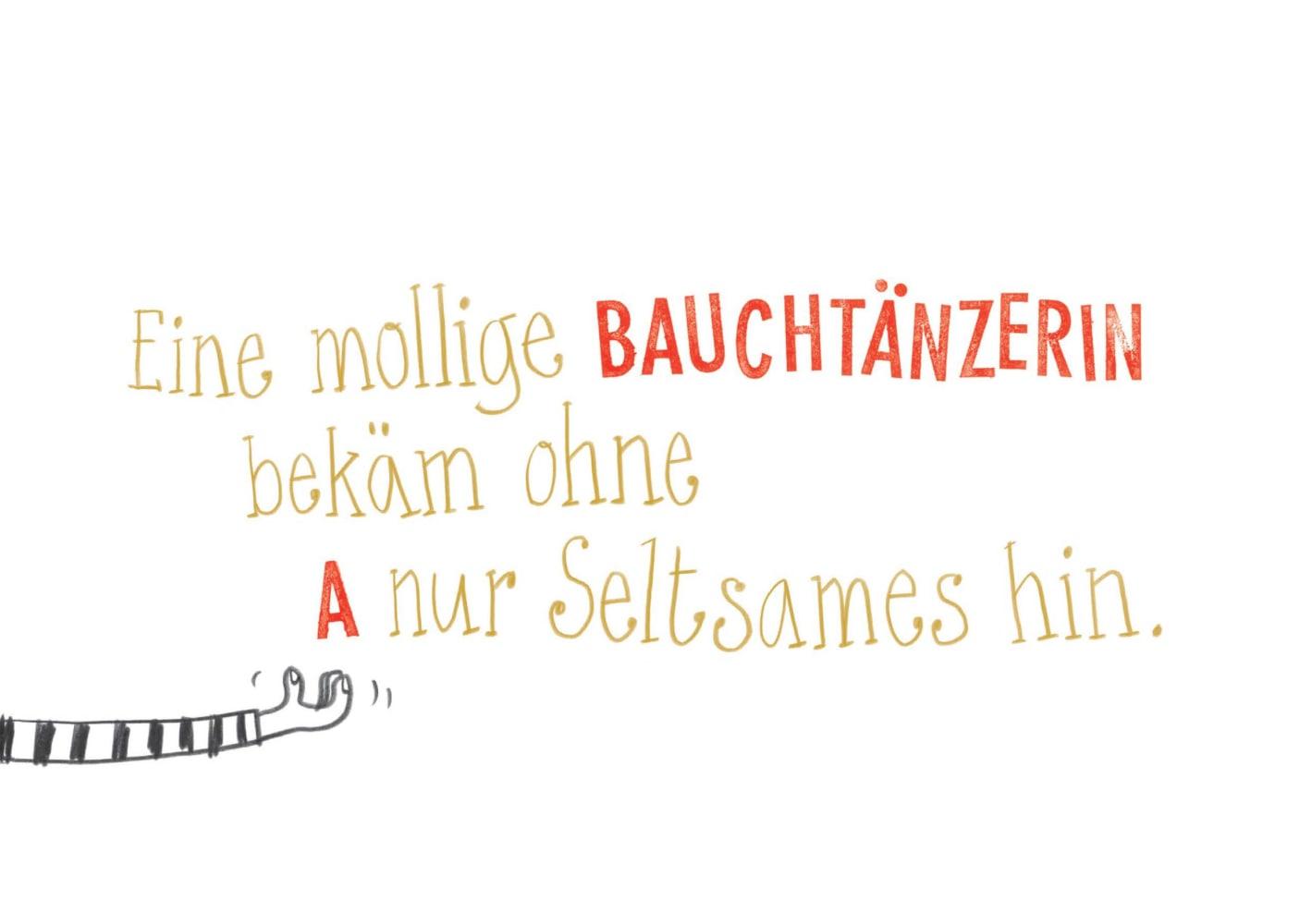 Beispielinhalt (Bild) Haltet den Die ! Das verrückte ABC mit 26 geklauten Buchstaben