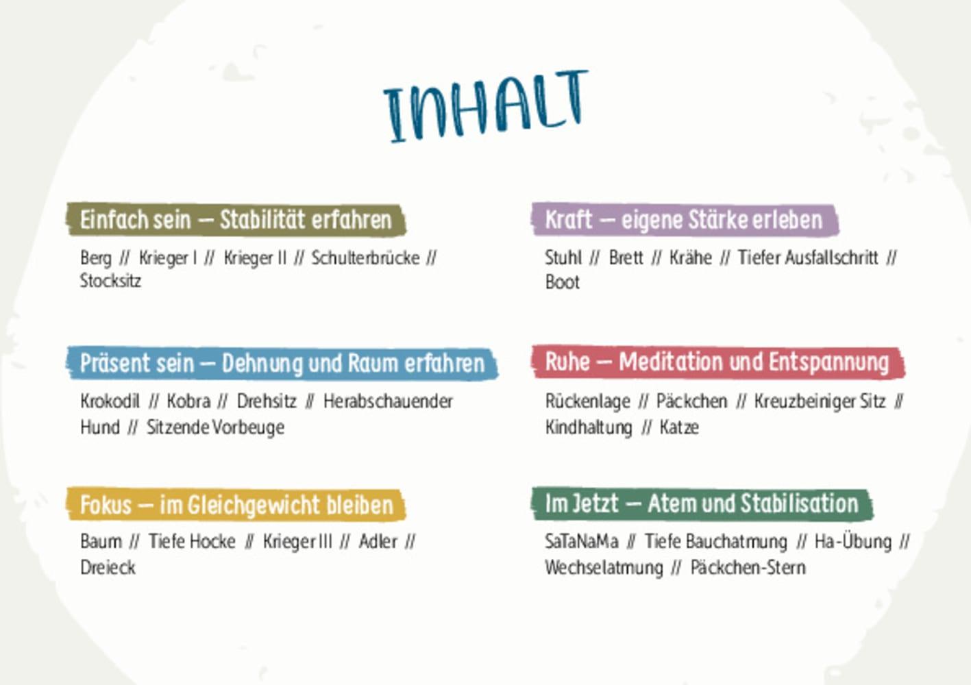 Beispielinhalt (Bild) Yoga for Youth. Übungen und Flows für Teenager und Jugendliche