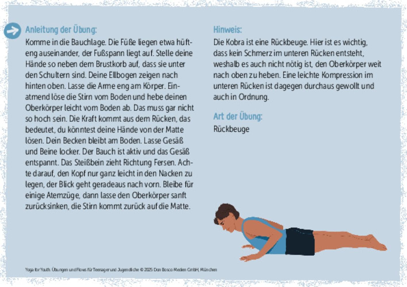 Beispielinhalt (Bild) Yoga for Youth. Übungen und Flows für Teenager und Jugendliche
