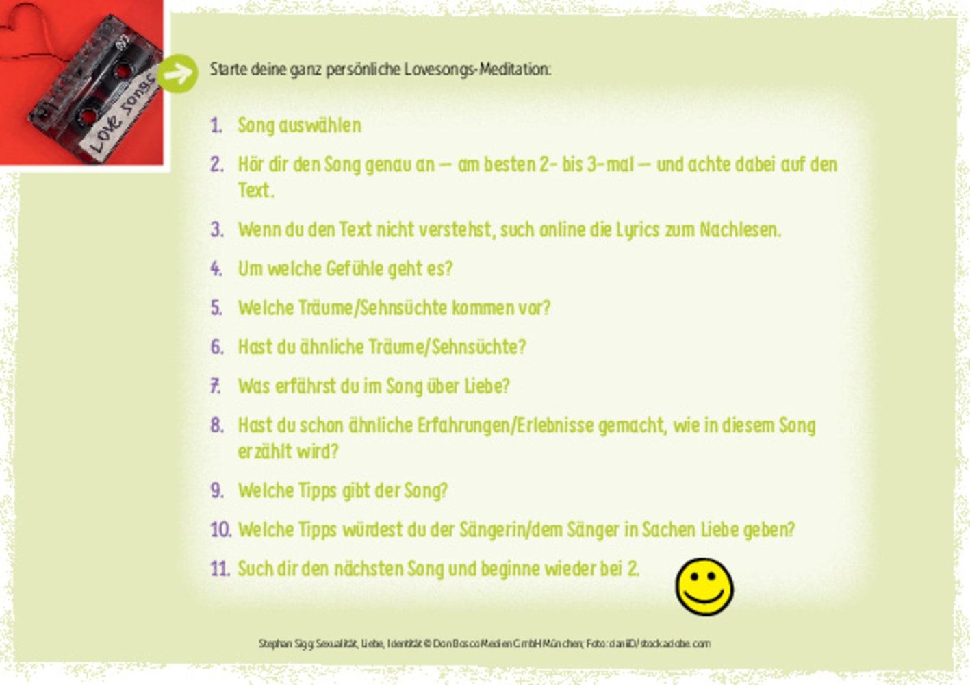 Beispielinhalt (Bild) Sexualität, Liebe, Identität