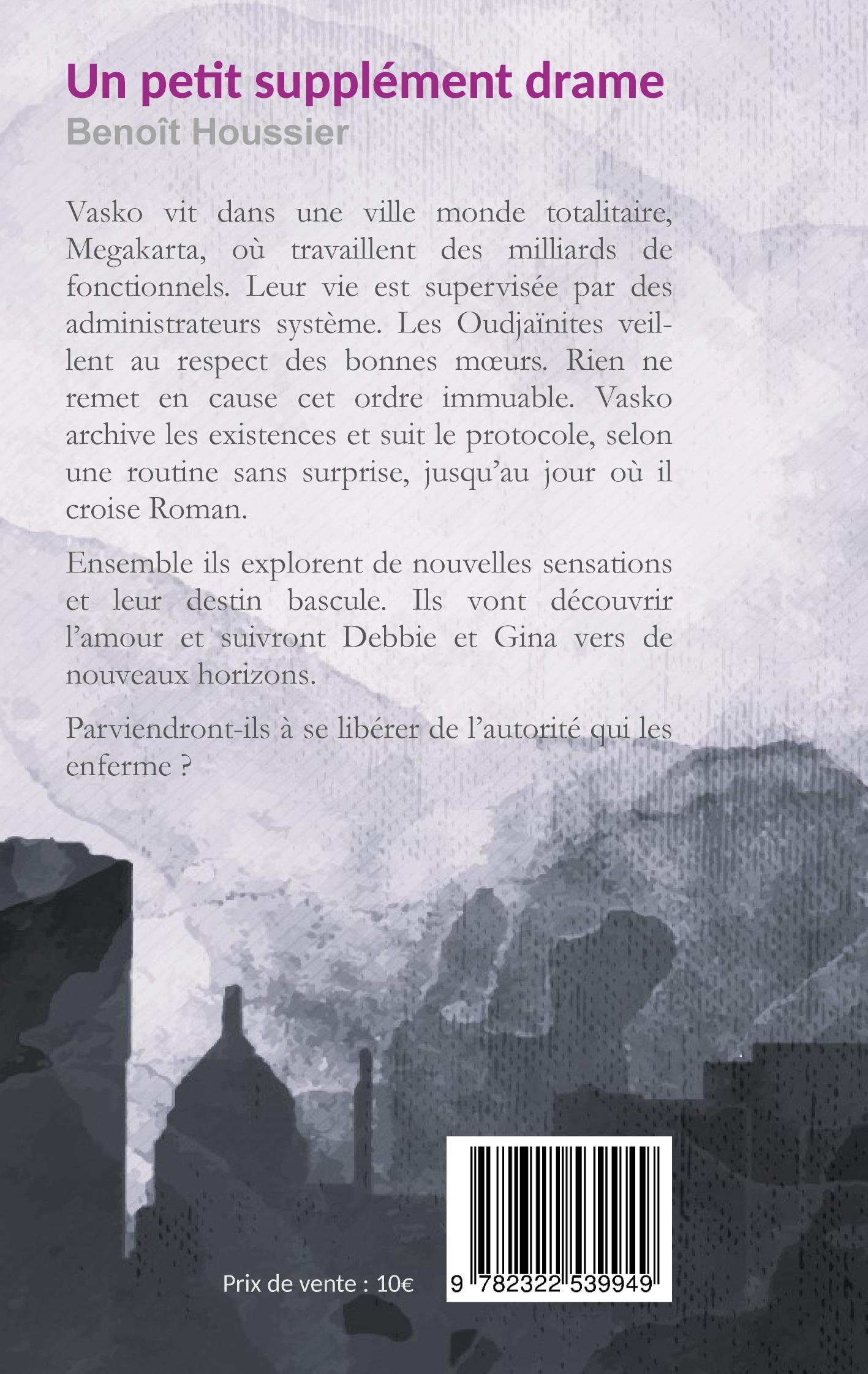 Rückseitencover Un petit supplément drame