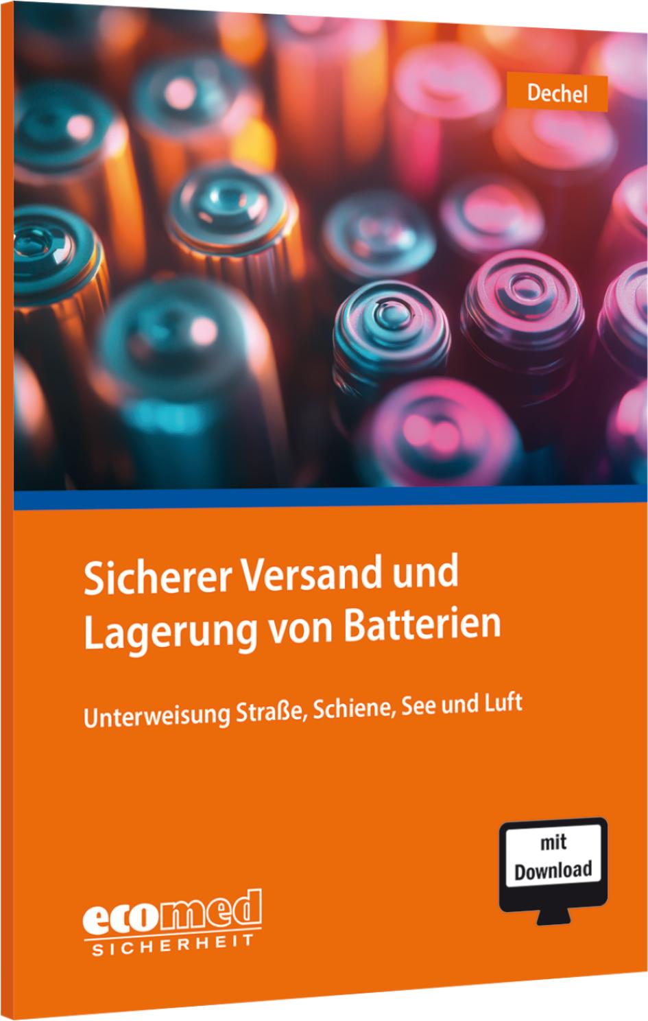 Vorderes Coverbild Sicherer Versand und Lagerung von Batterien