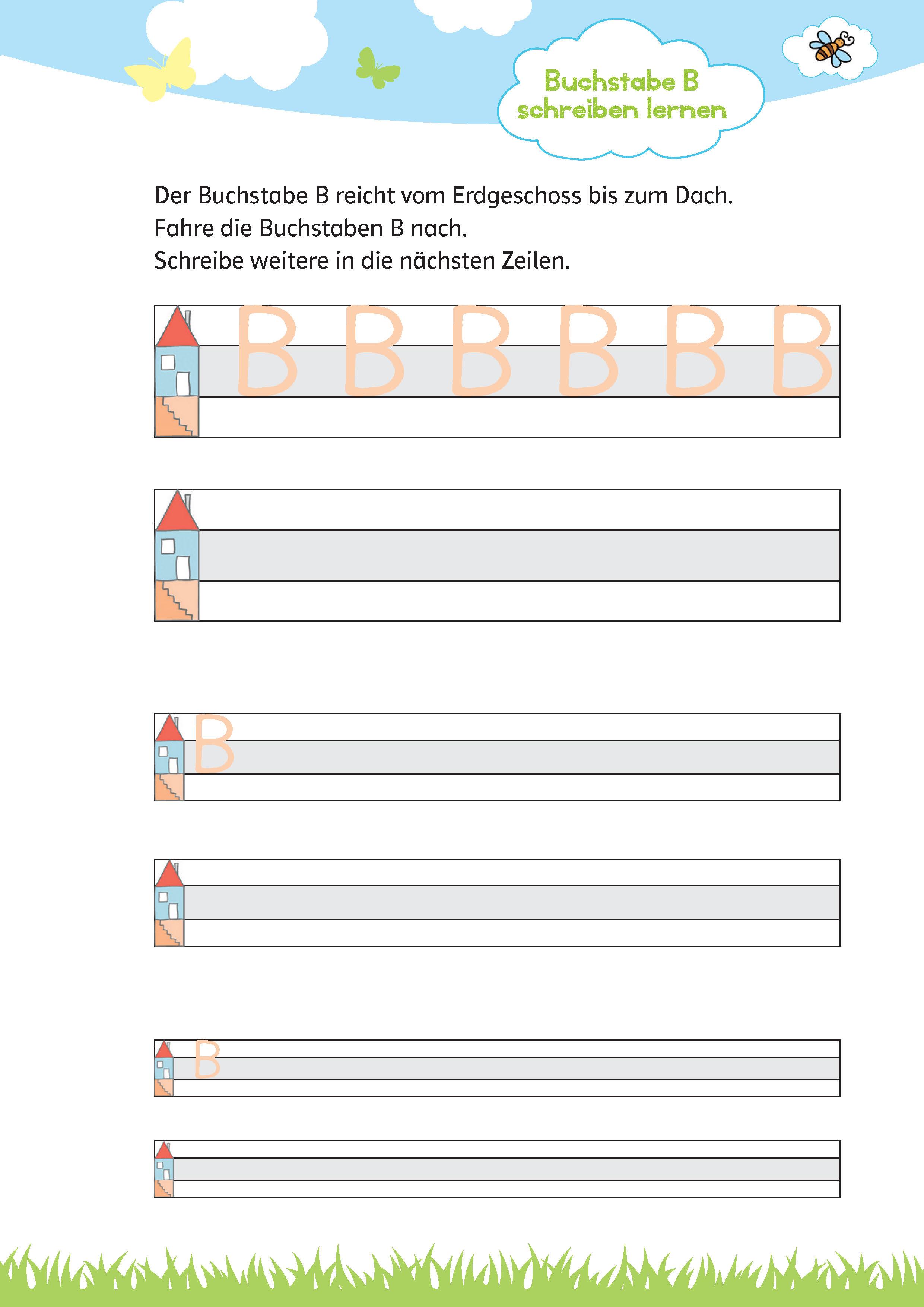 Beispielinhalt (Bild) Mein großes buntes Schwungübungs-Buch ab 5 Jahren