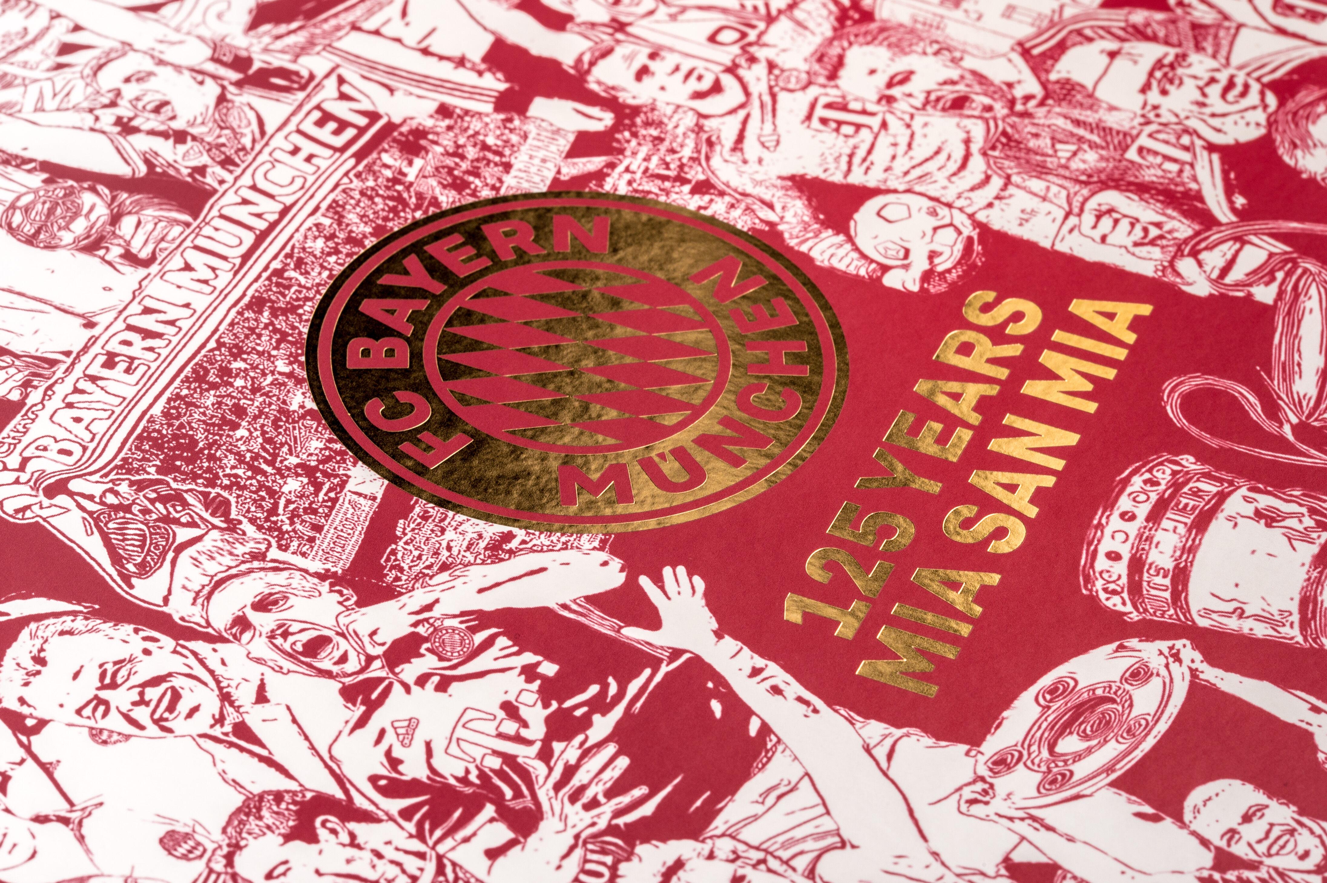 Beispielinhalt (Bild) FC Bayern München: 125 Years Mia san Mia. Bundesliga Champions 2025
