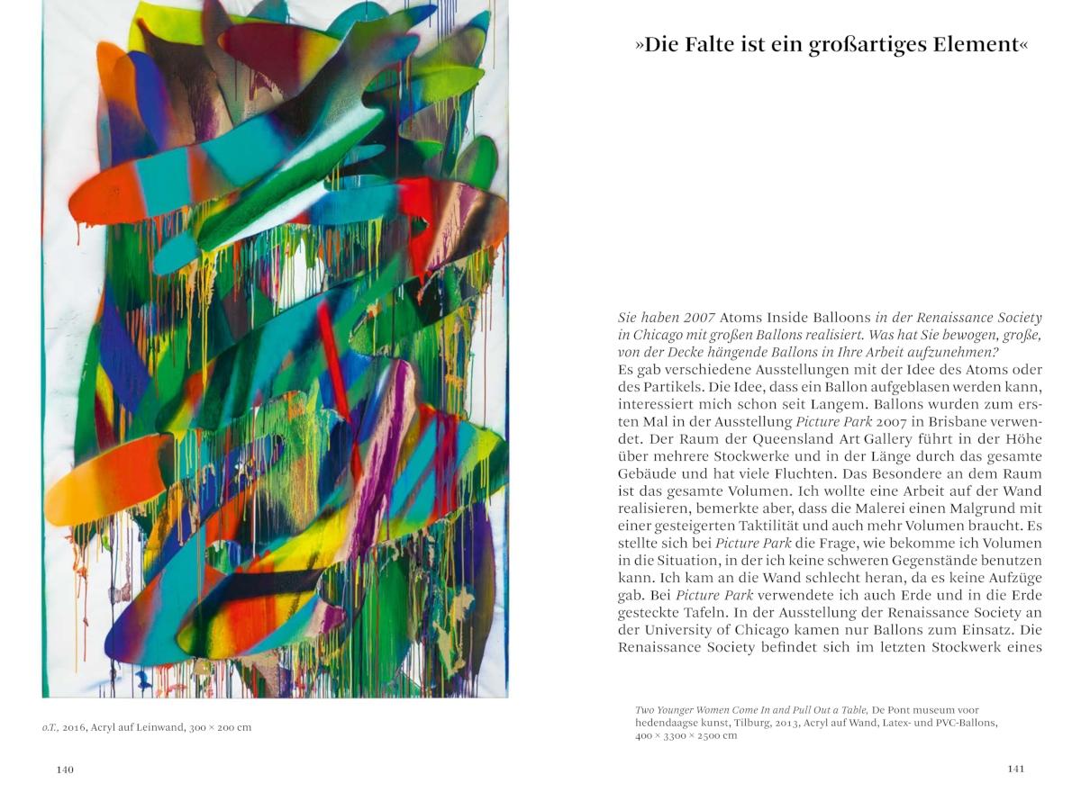 Beispielinhalt (Bild) Katharina Grosse. Im Gespräch mit Klaus Dermutz