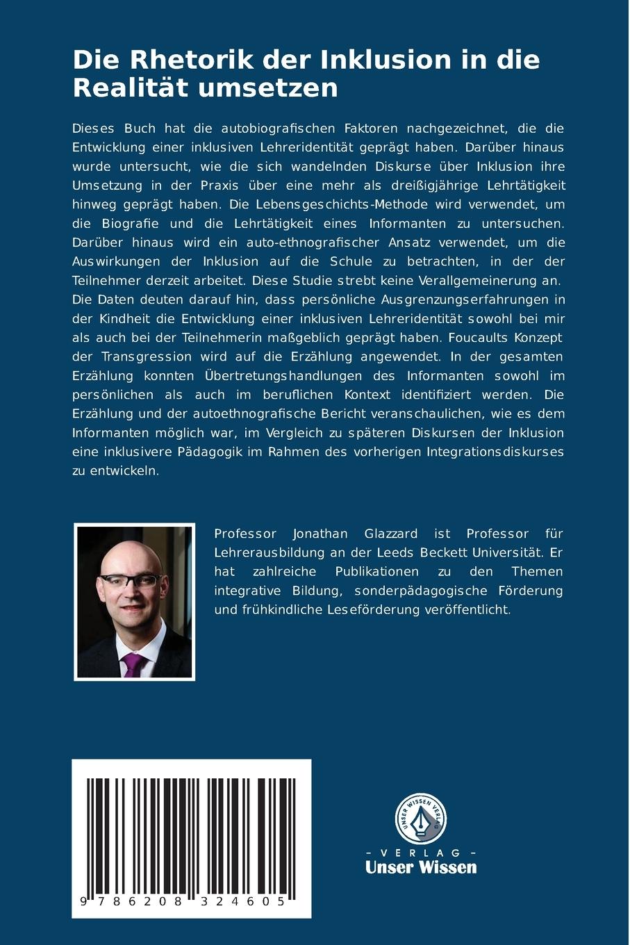 Rückseitencover Die Rhetorik der Inklusion in die Realität umsetzen