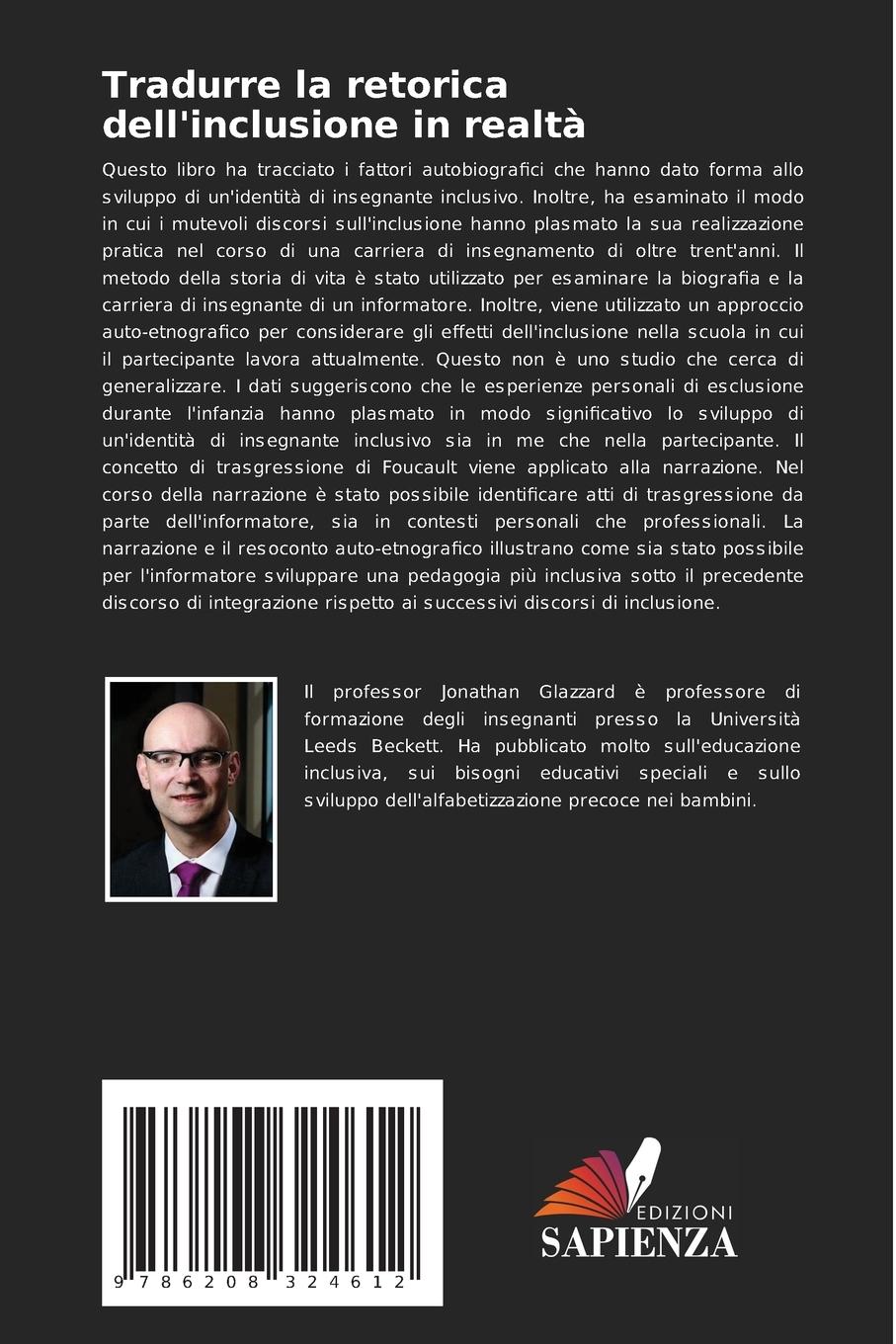 Rückseitencover Tradurre la retorica dell'inclusione in realtà