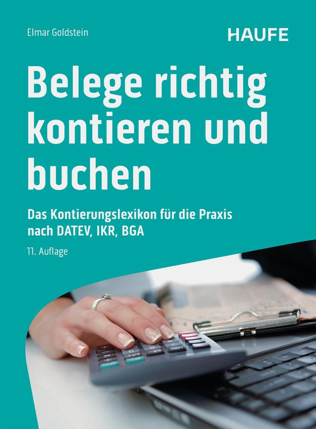 Vorderes Coverbild Belege richtig kontieren und buchen