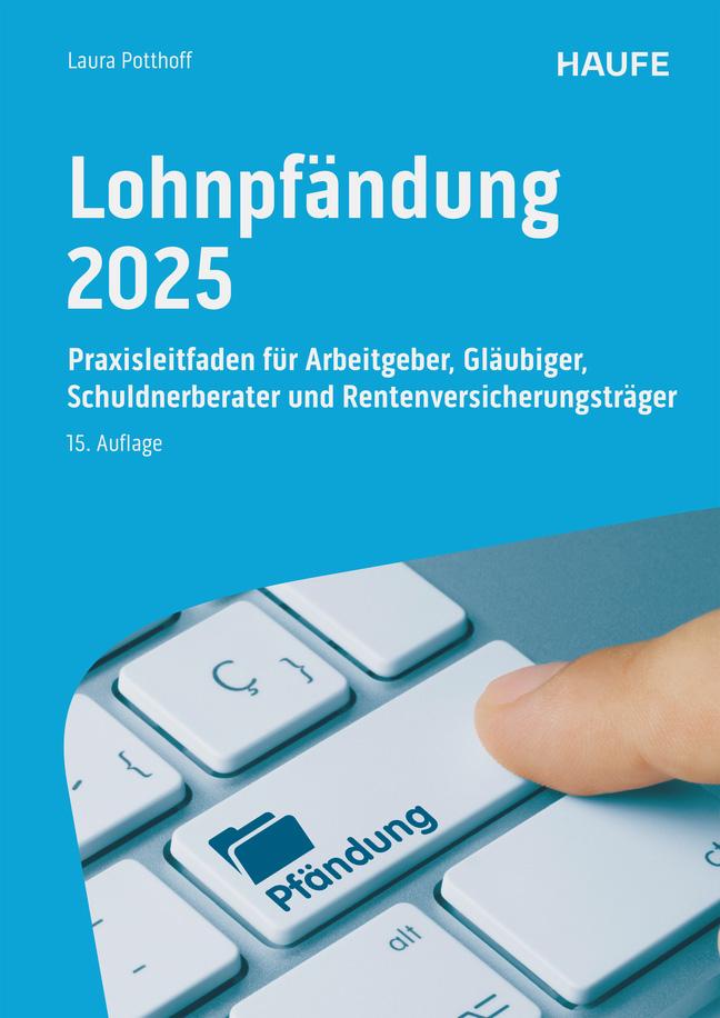 Vorderes Coverbild Lohnpfändung 2025