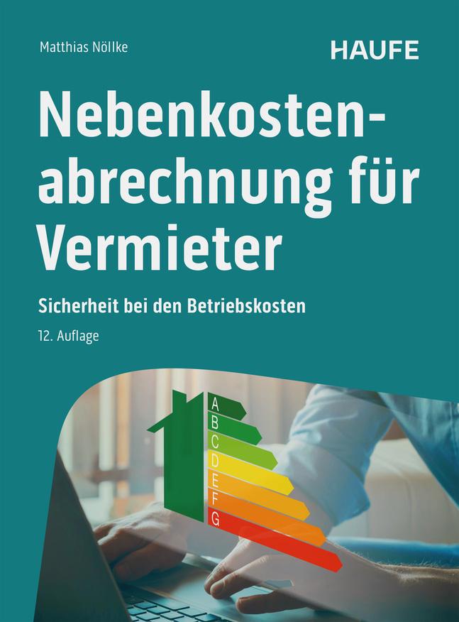 Vorderes Coverbild Nebenkostenabrechnung für Vermieter
