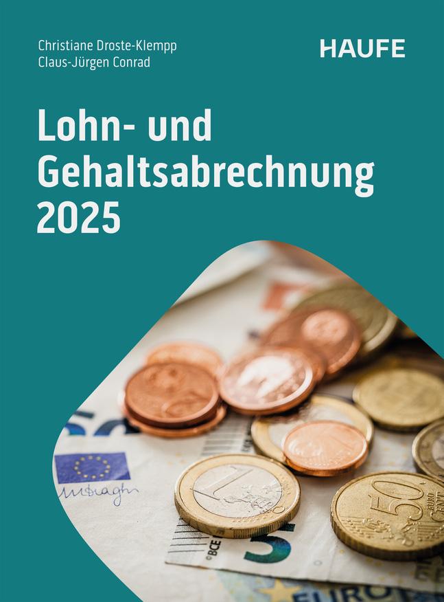 Vorderes Coverbild Lohn- und Gehaltsabrechnung 2025