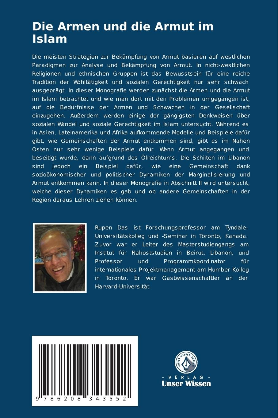 Rückseitencover Die Armen und die Armut im Islam