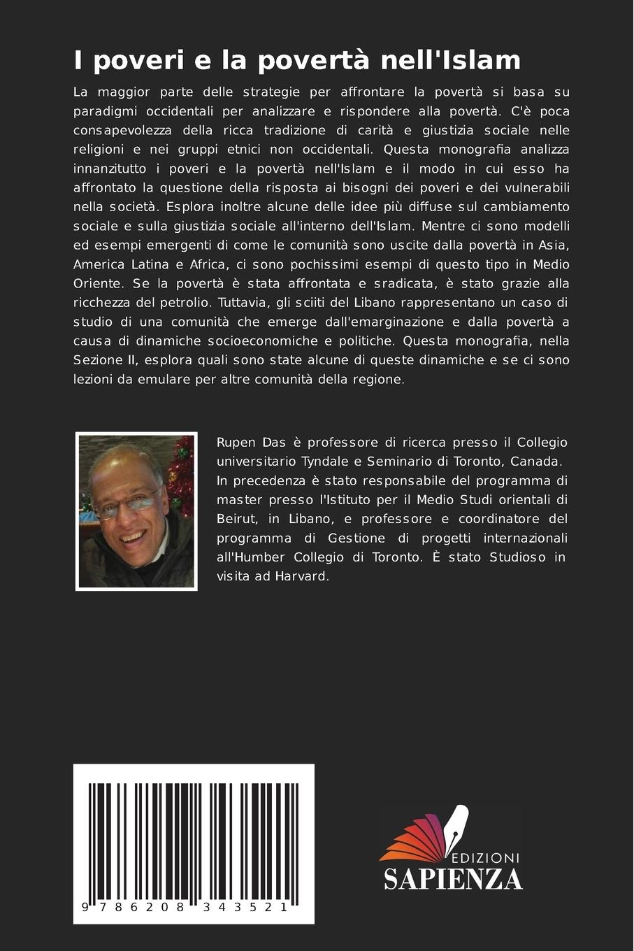 Rückseitencover I poveri e la povertà nell'Islam