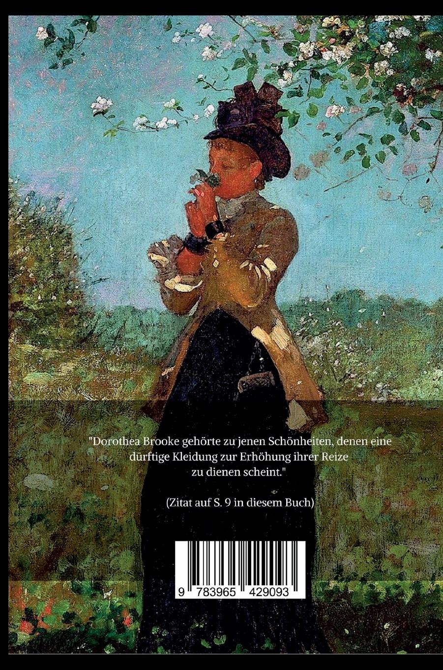 Rückseitencover George Eliot: Middlemarch. Eine Studie über das Leben in der Provinz