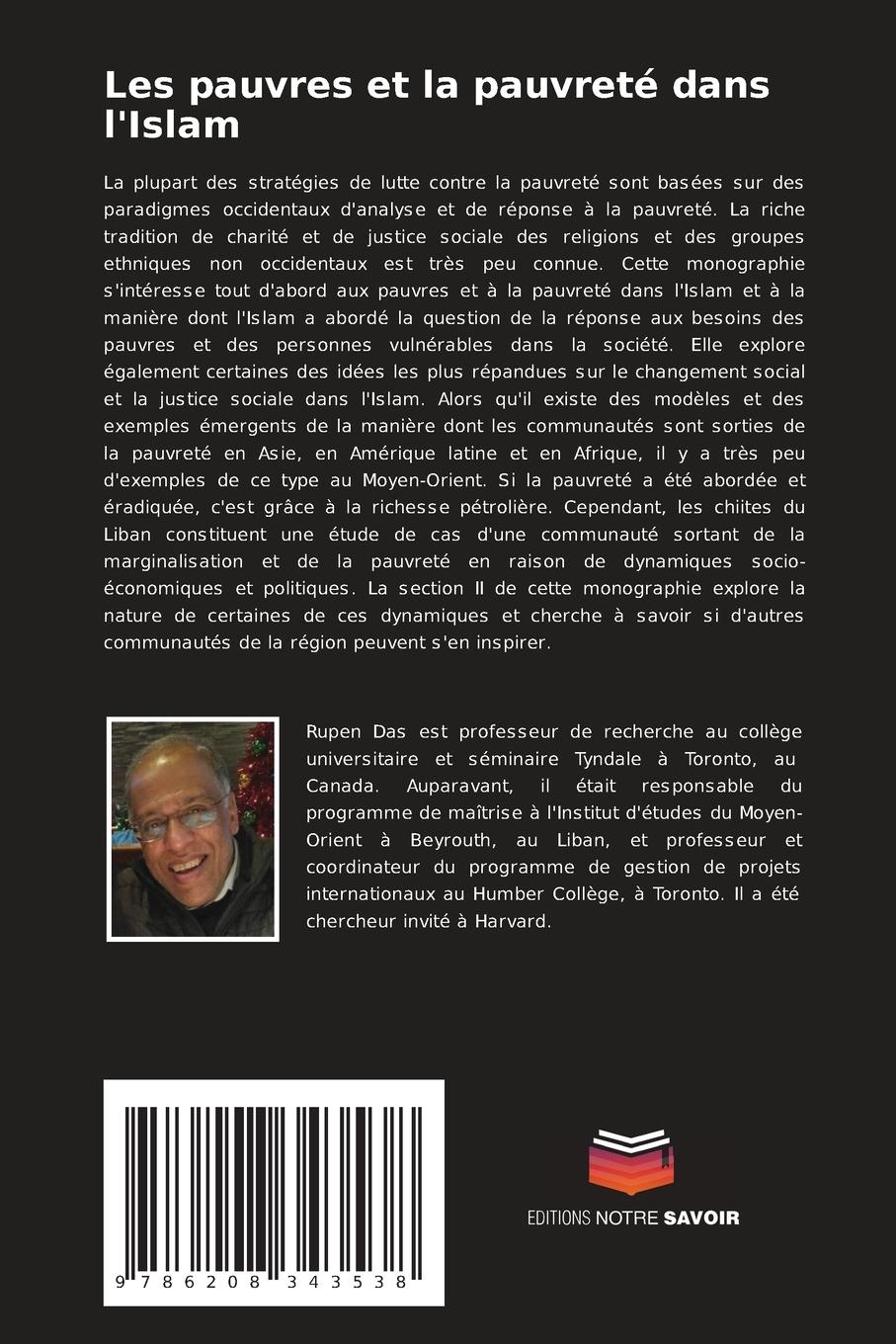 Rückseitencover Les pauvres et la pauvreté dans l'Islam