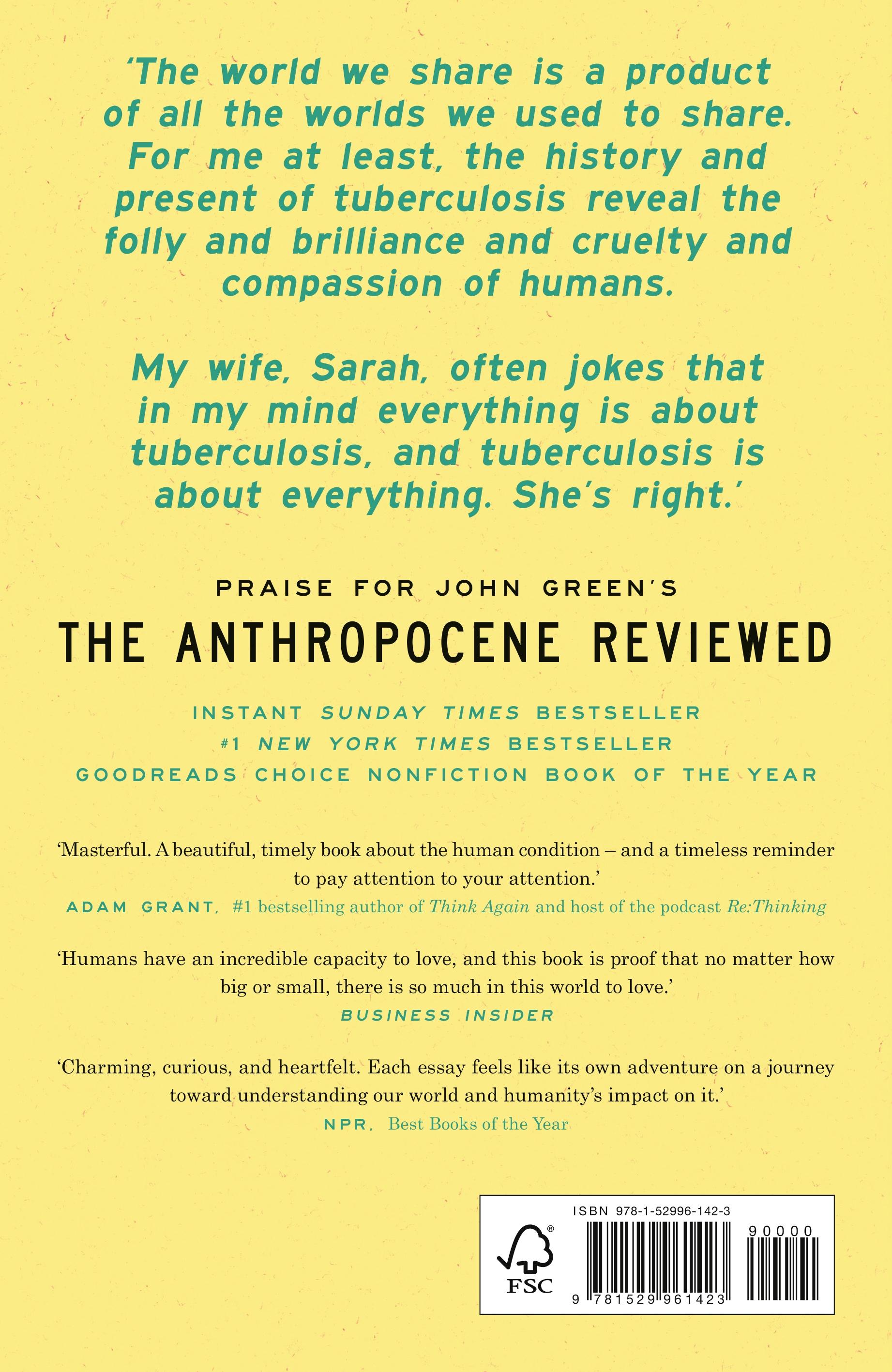 Rückseitencover Everything Is Tuberculosis