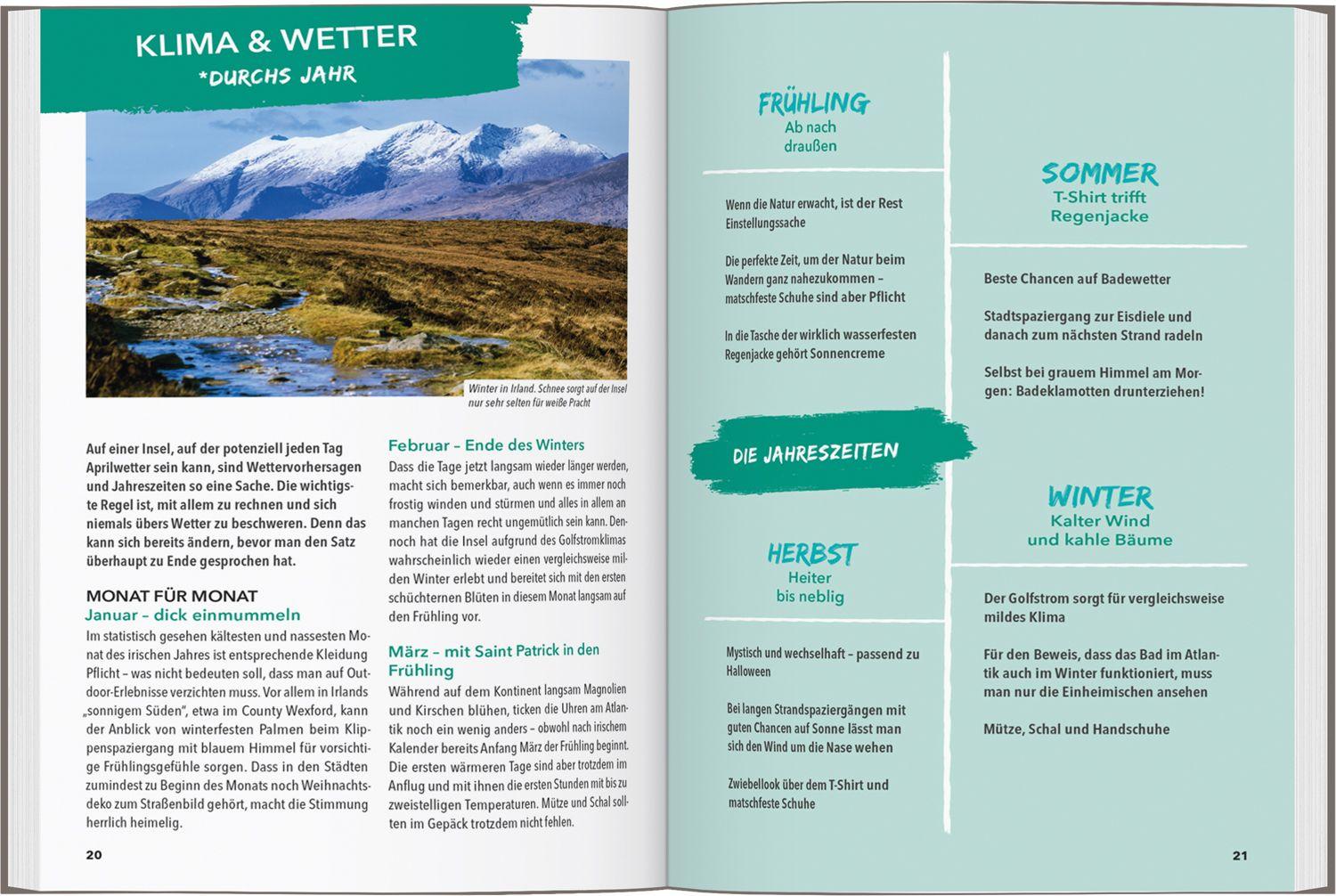 Beispielinhalt (Bild) MARCO POLO OUTDOOR GUIDE Reiseführer Irland & Nordirland