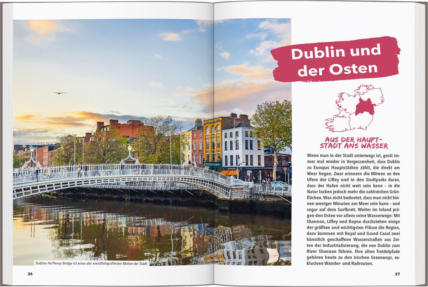 Beispielinhalt (Bild) MARCO POLO OUTDOOR GUIDE Reiseführer Irland & Nordirland