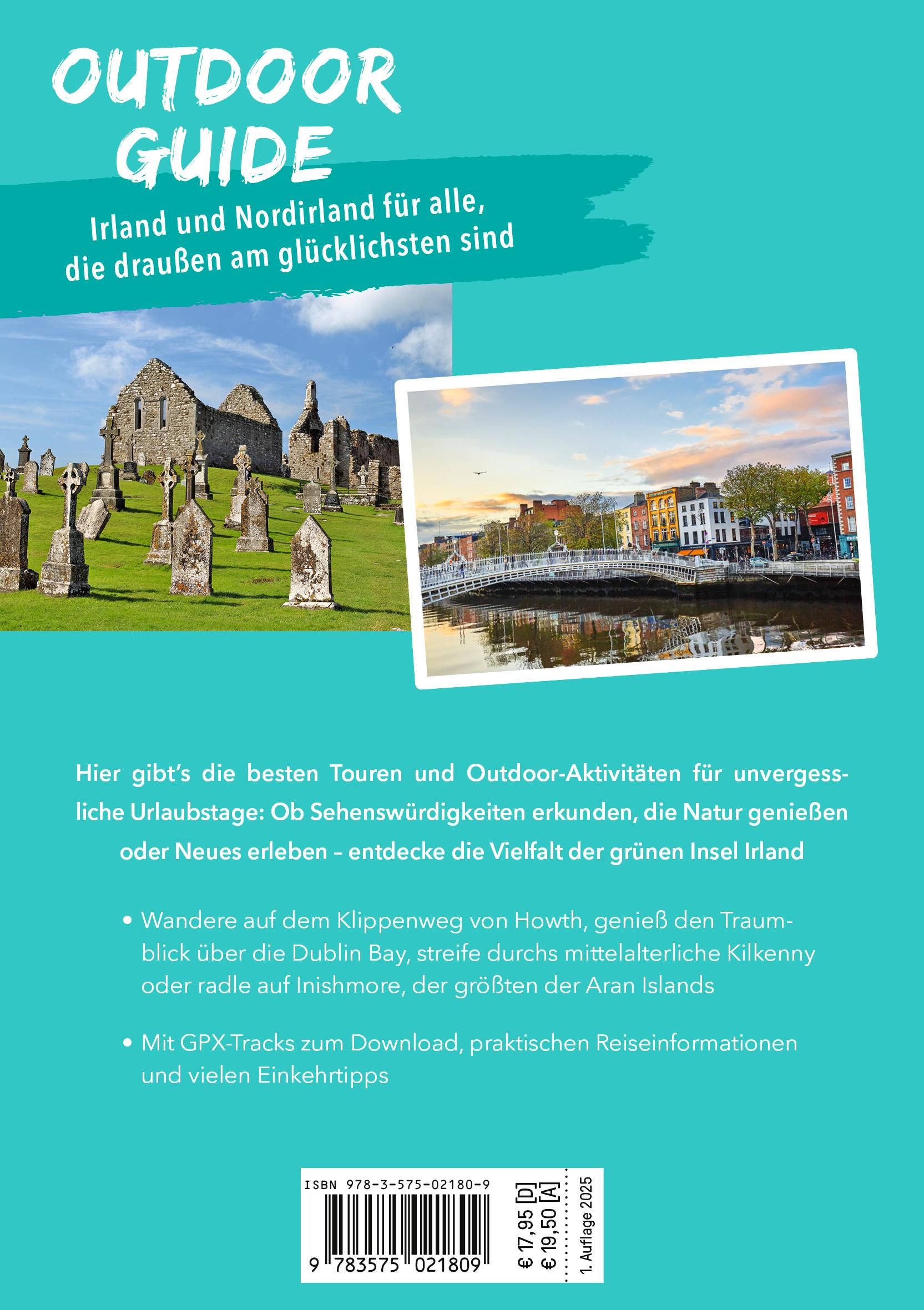 Rückseitencover MARCO POLO OUTDOOR GUIDE Reiseführer Irland & Nordirland