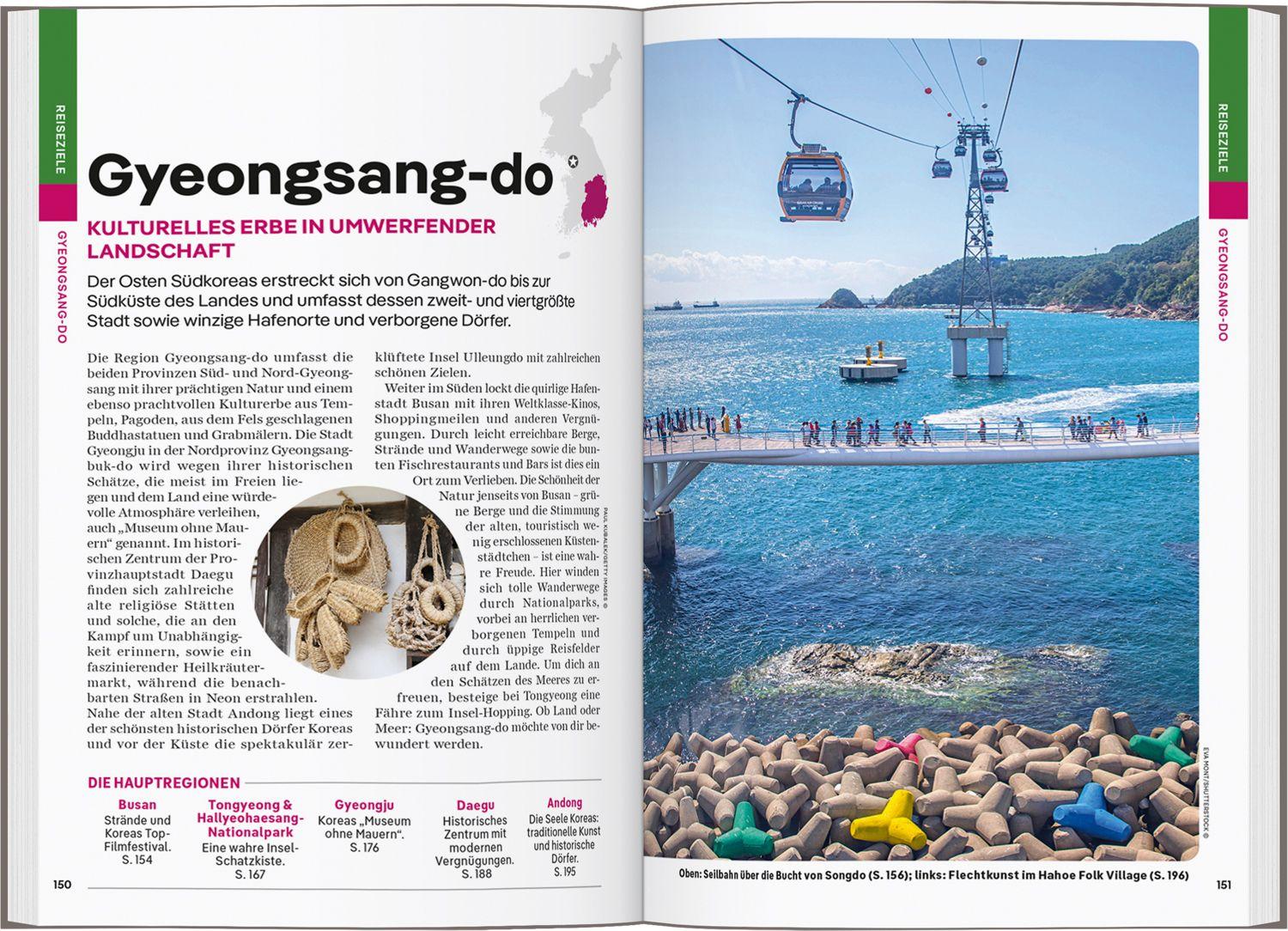 Beispielinhalt (Bild) LONELY PLANET Reiseführer Südkorea