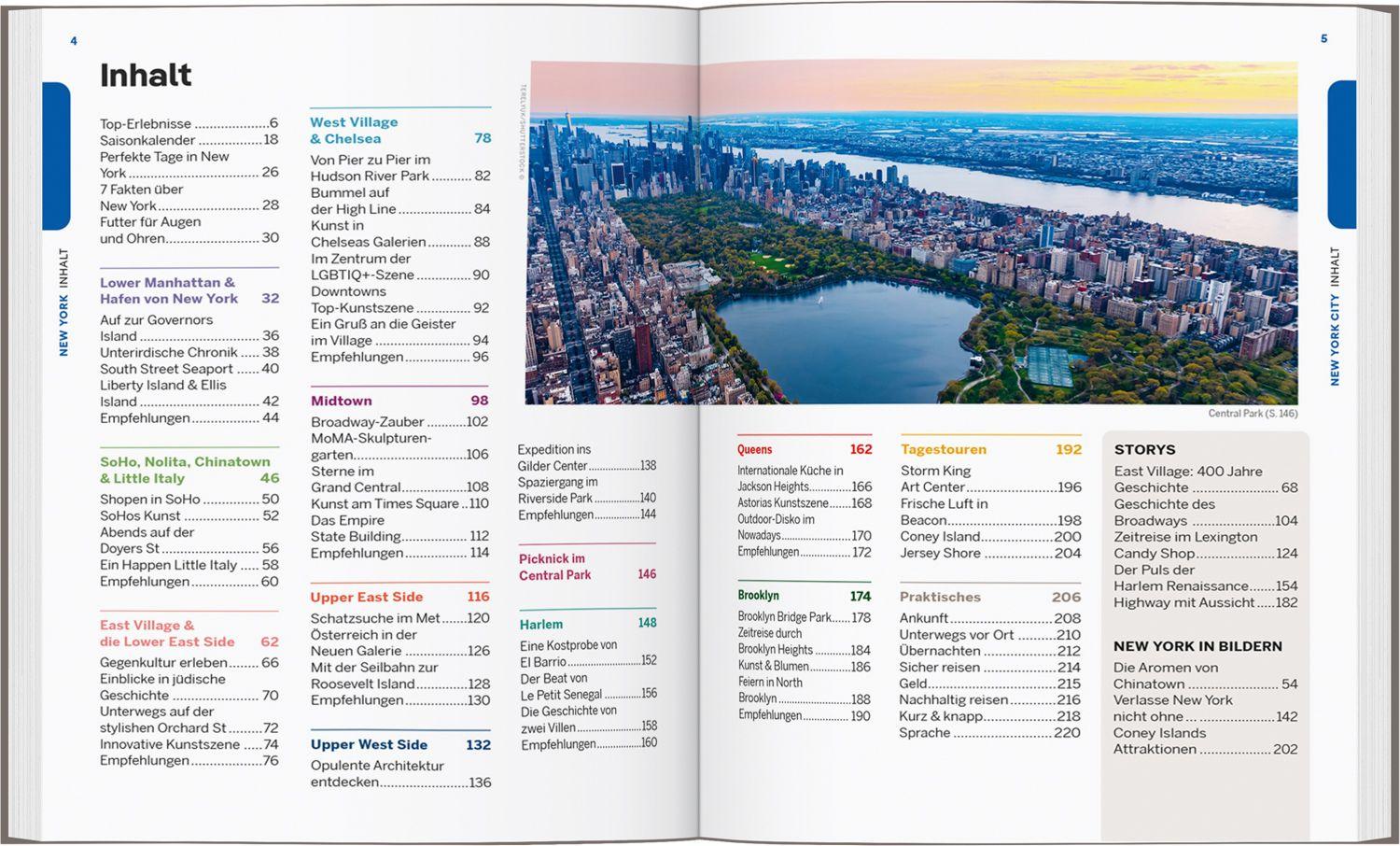 Beispielinhalt (Bild) LONELY PLANET Reiseführer Entdecke New York