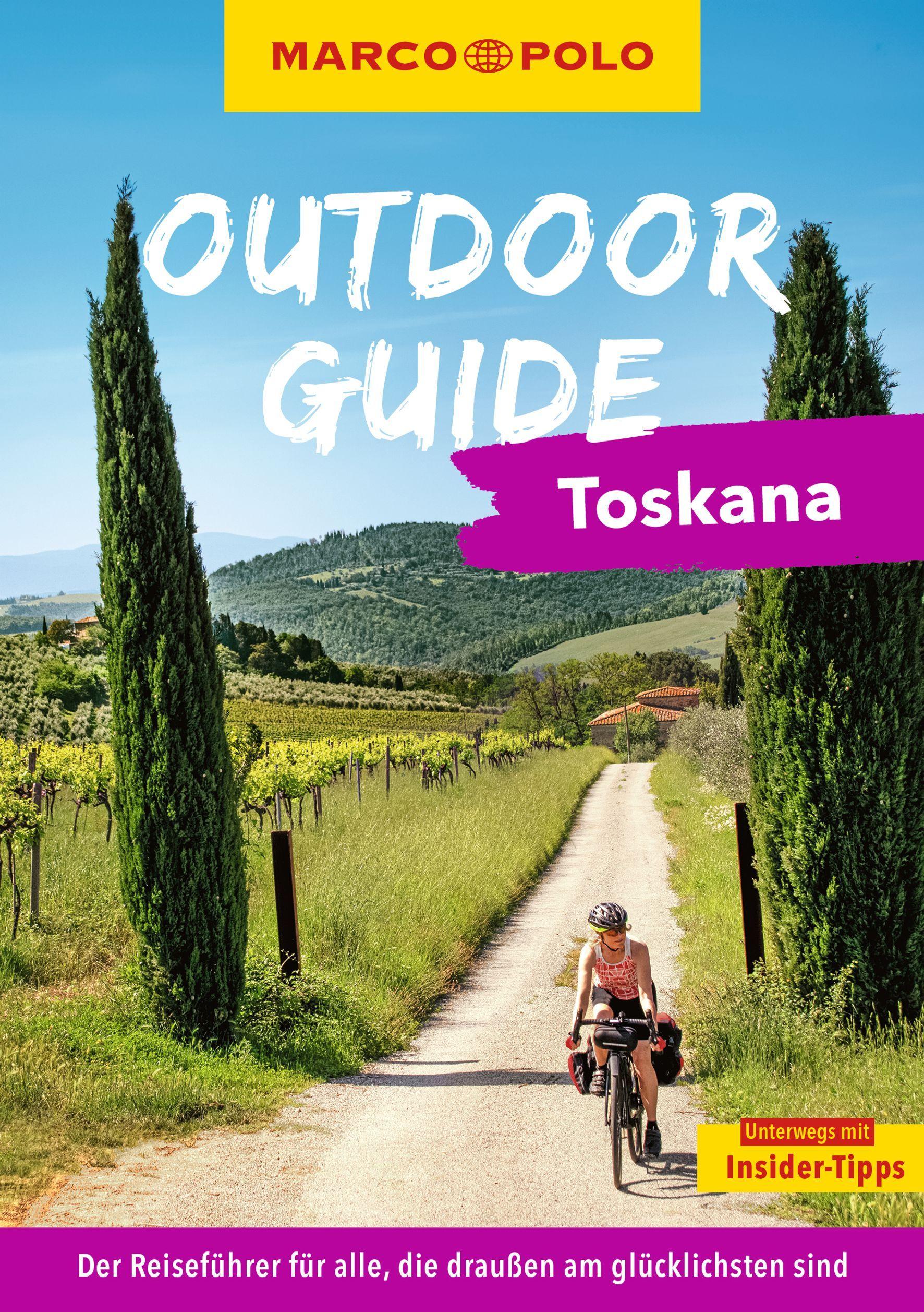Vorderes Coverbild MARCO POLO OUTDOOR GUIDE Reiseführer Toskana