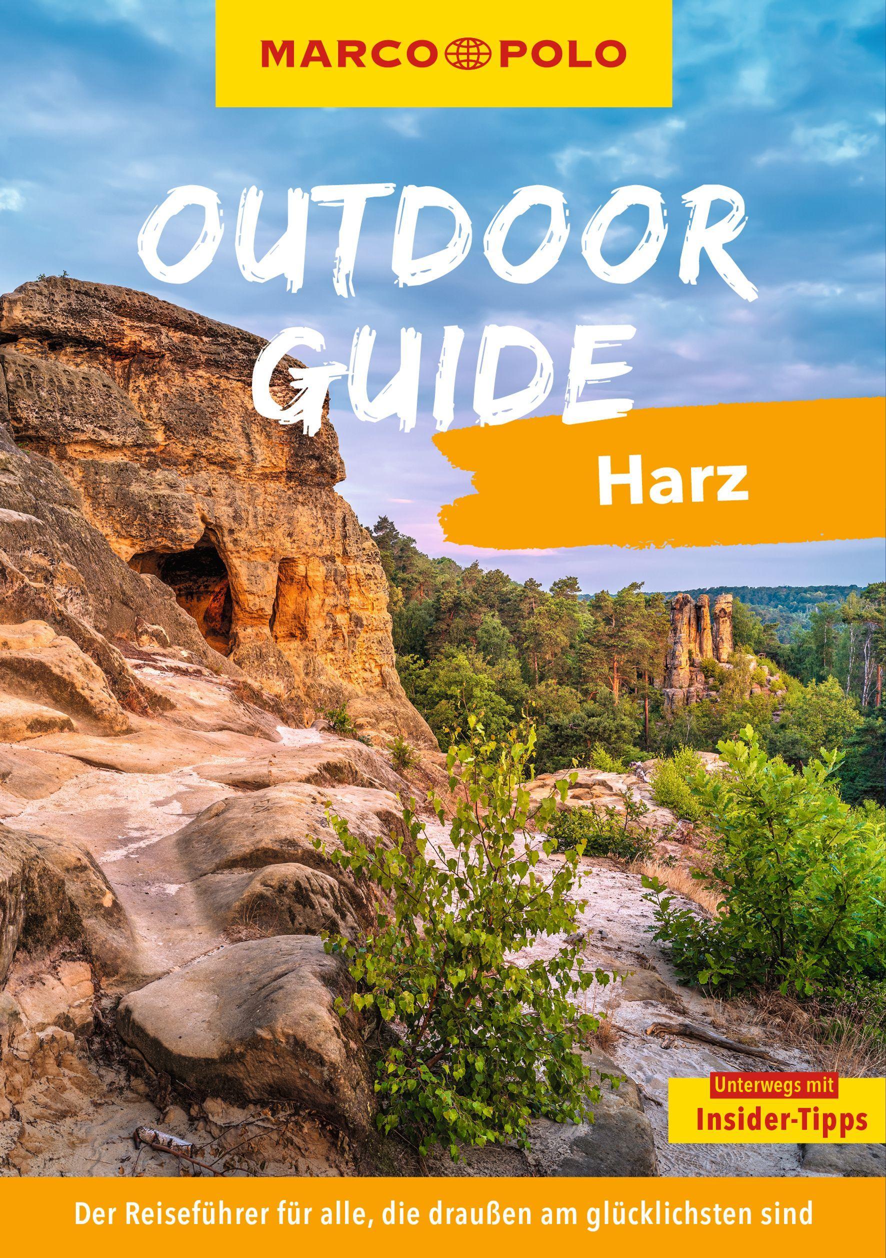Vorderes Coverbild MARCO POLO OUTDOOR GUIDE Reiseführer Harz