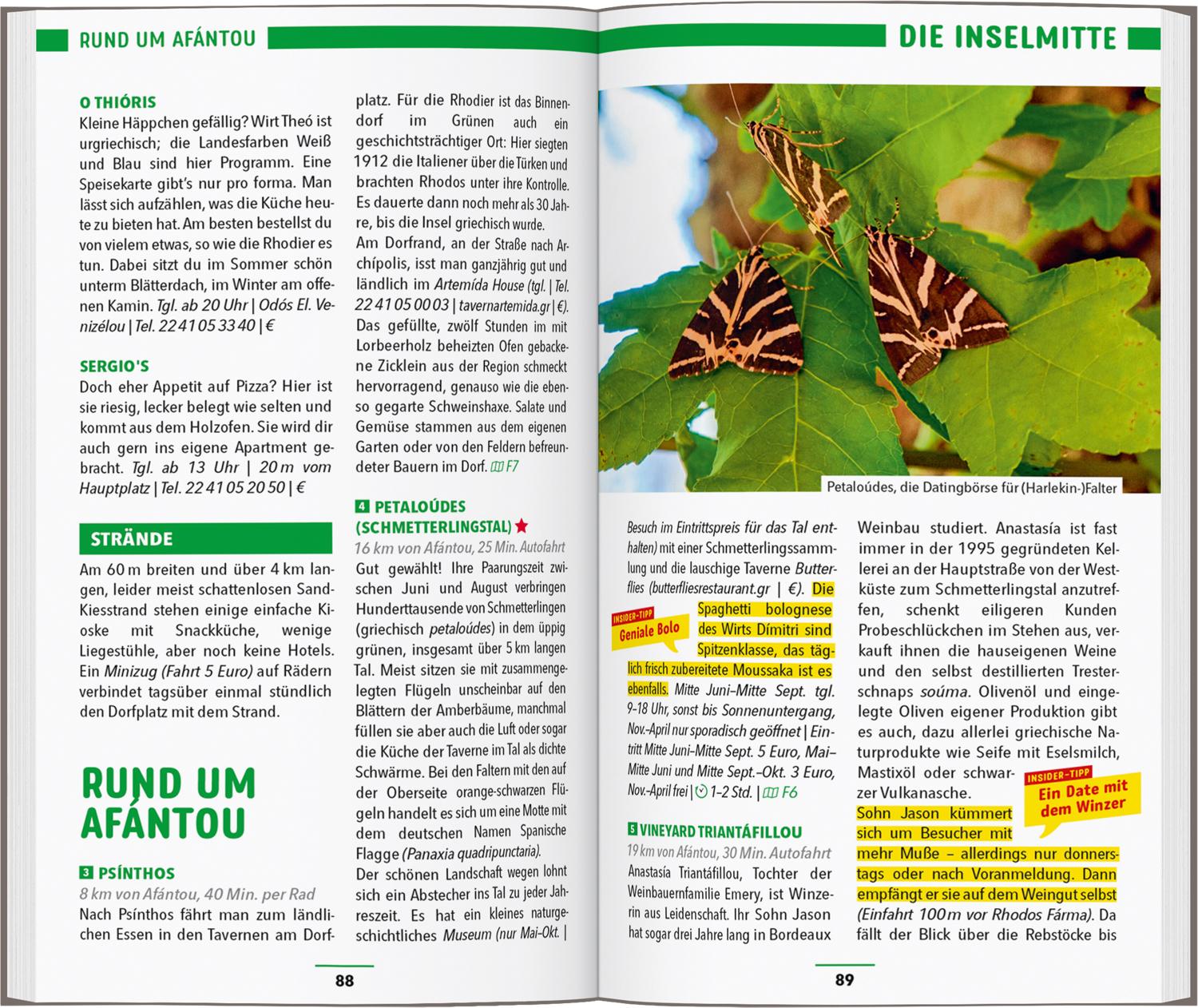 Beispielinhalt (Bild) MARCO POLO Reiseführer Rhodos